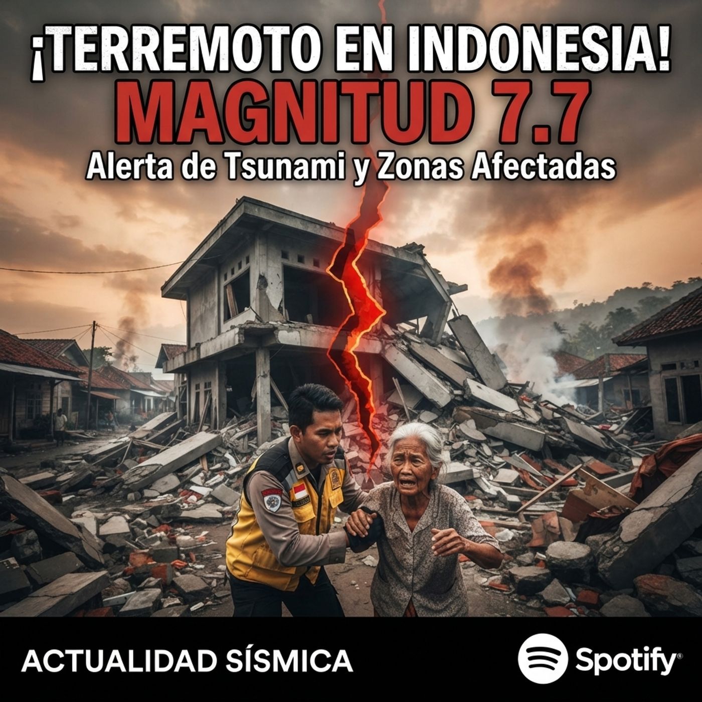 Terremoto de 7.7 en Indonesia: Alerta de tsunami y zonas afectadas episode artwork
