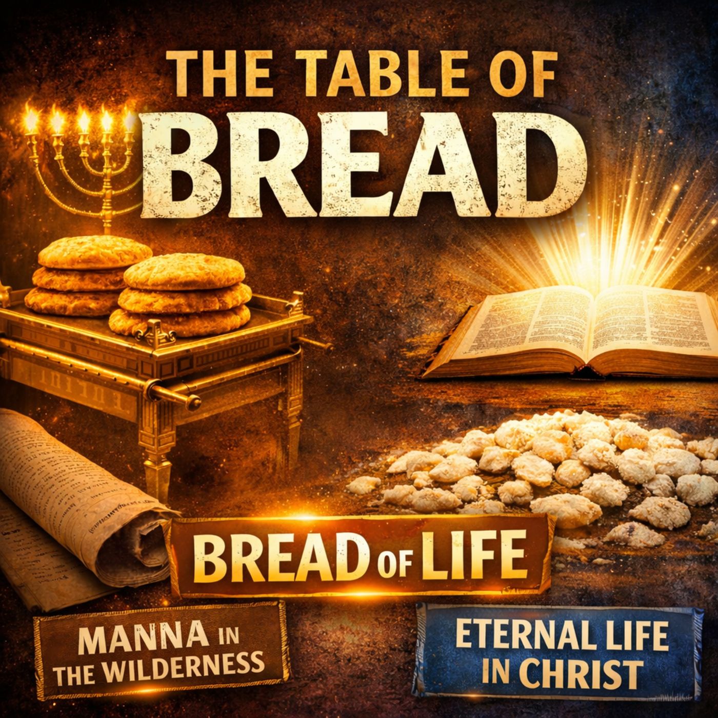 “The Table of Bread—Jesus Is Life for Eternity and Now,” from John 2 & 6 episode artwork