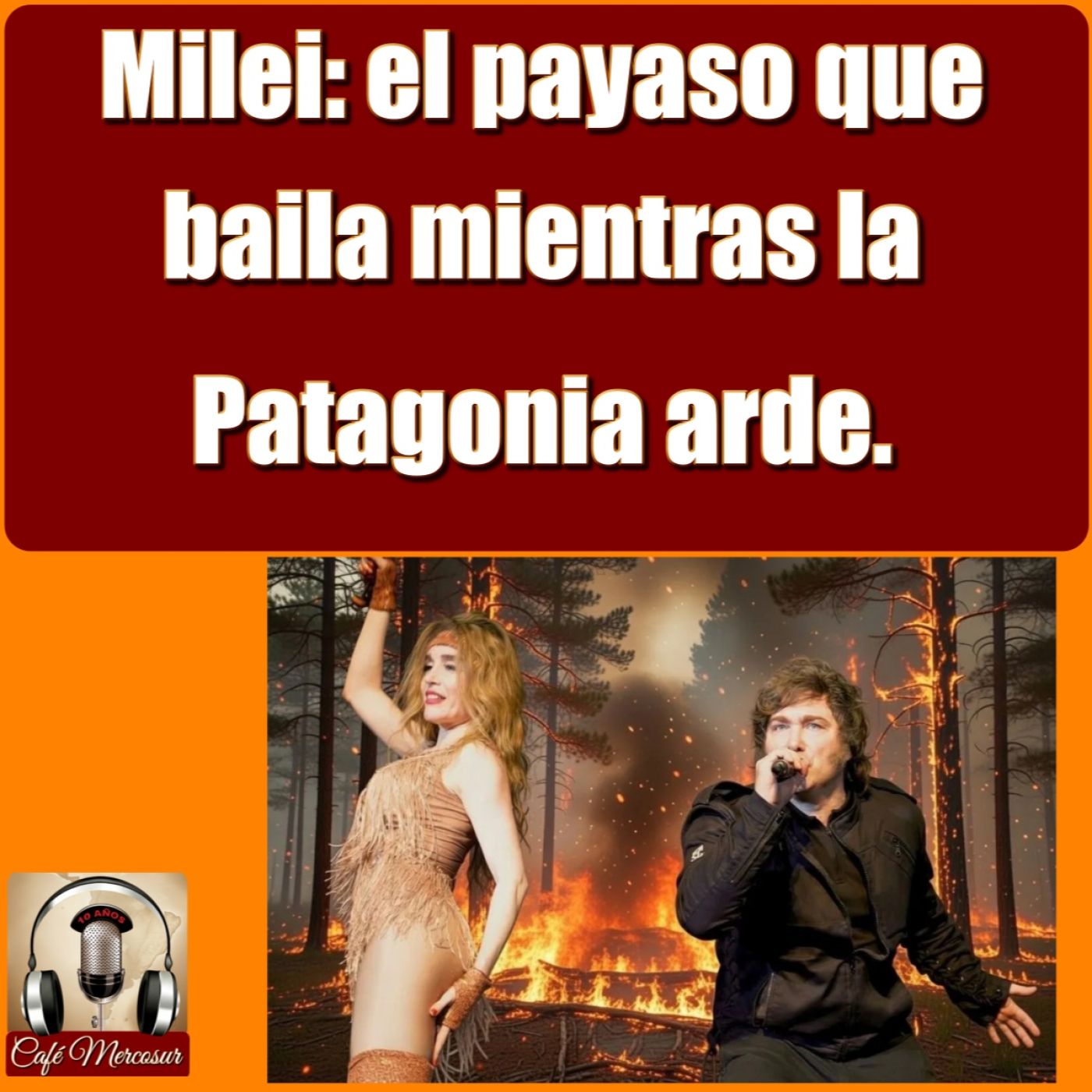 Milei: el payaso que baila mientras la Patagonia arde. episode artwork