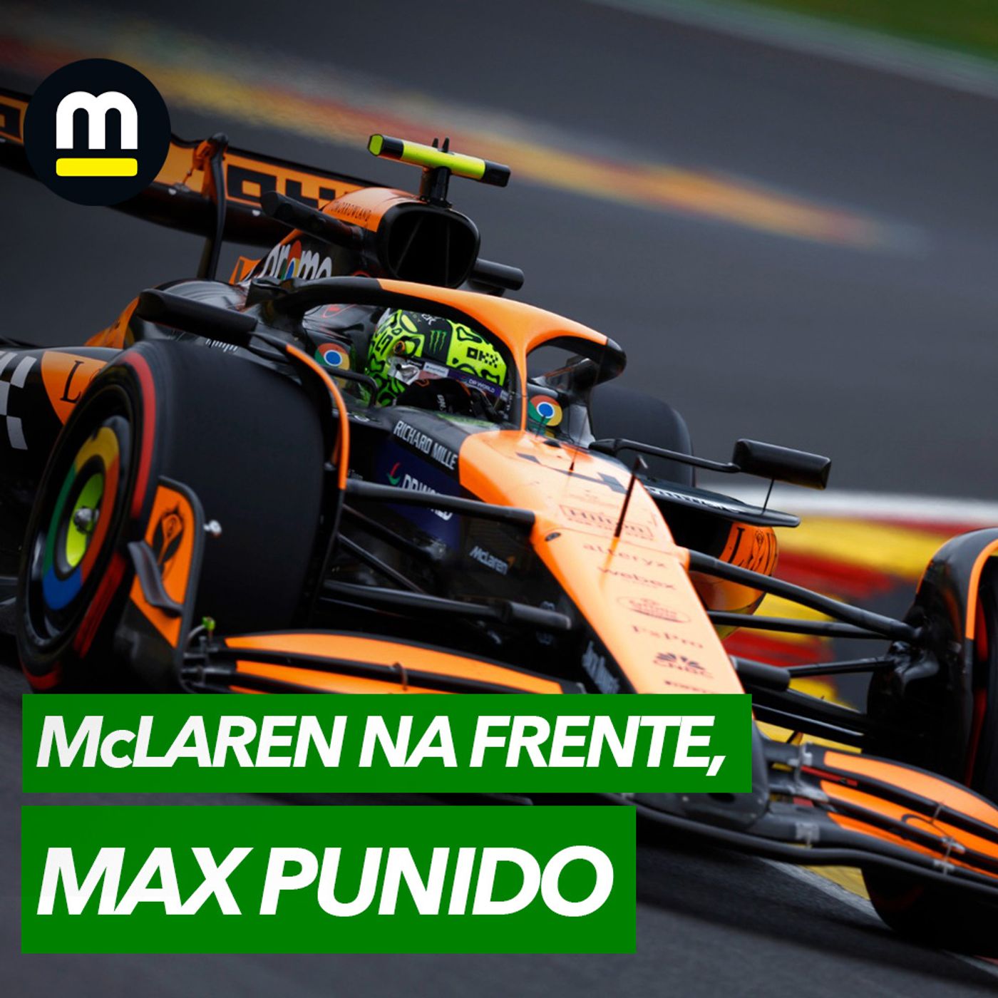 McLaren dá troco em Verstappen e Lando lidera 6ª! Max punido e mudança na Alpine. Bortoleto 2º na F2 episode artwork