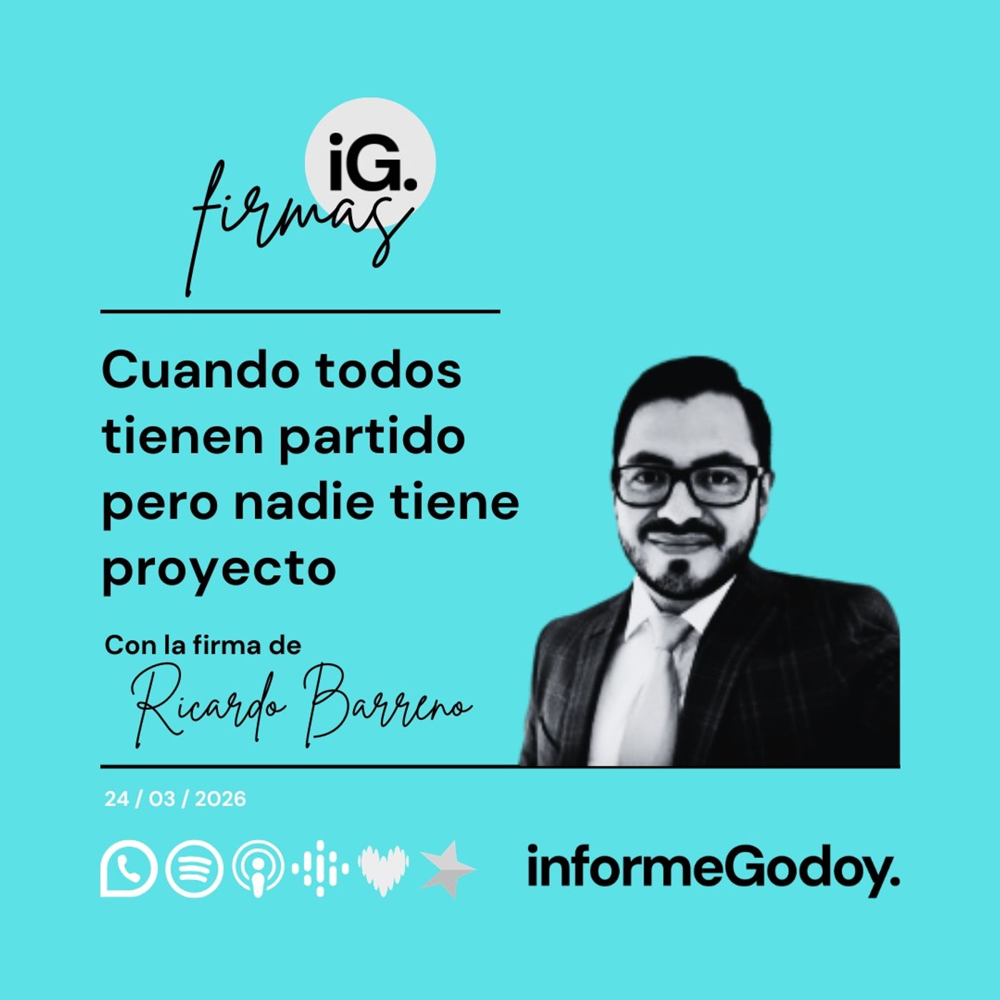 Cuando todos tienen partido pero nadie tiene proyecto | Ricardo Barreno episode artwork