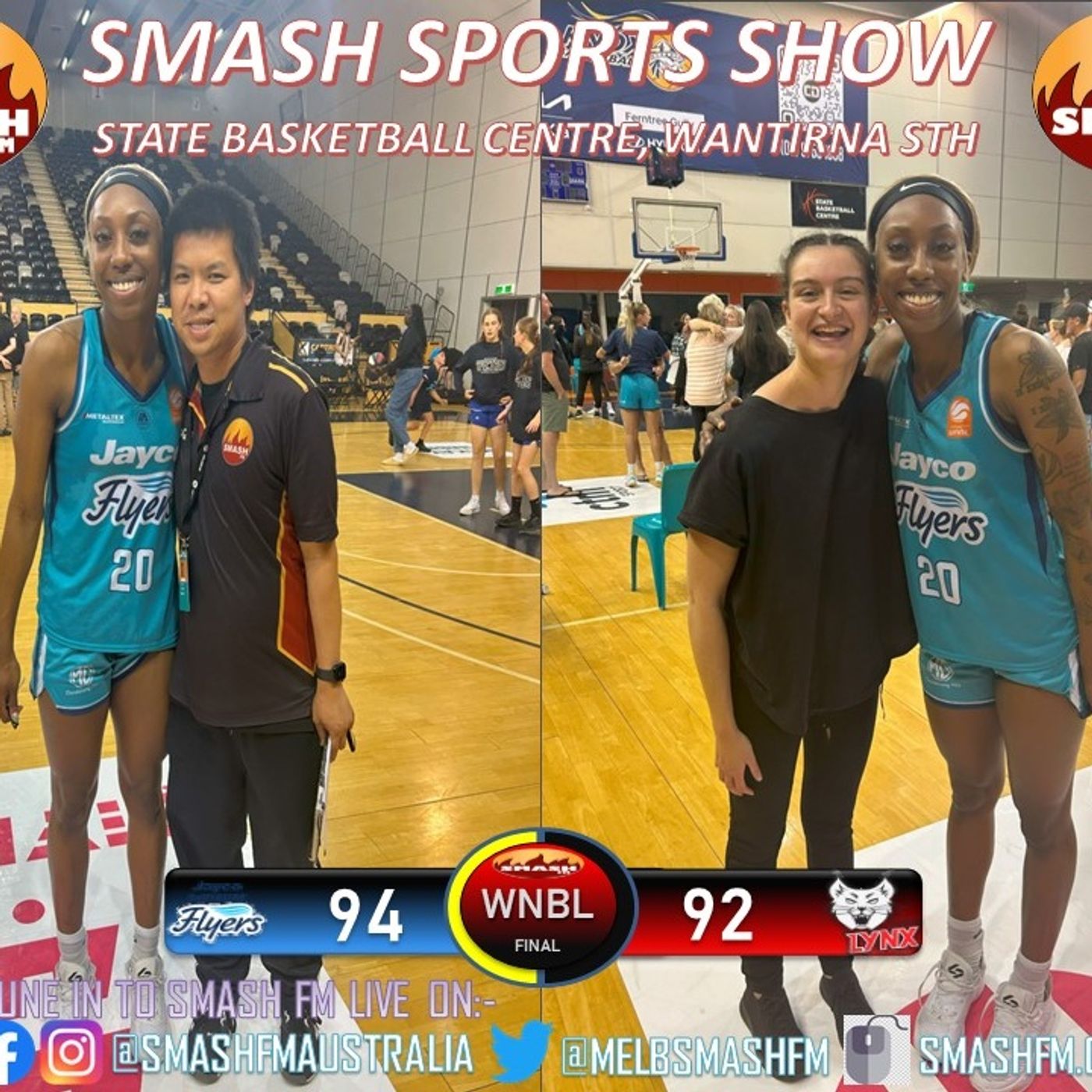 SSS10THYR: Southside Flyers WNBL24 Wk4 Post Game Interviews with Jasmine Dickey 221123