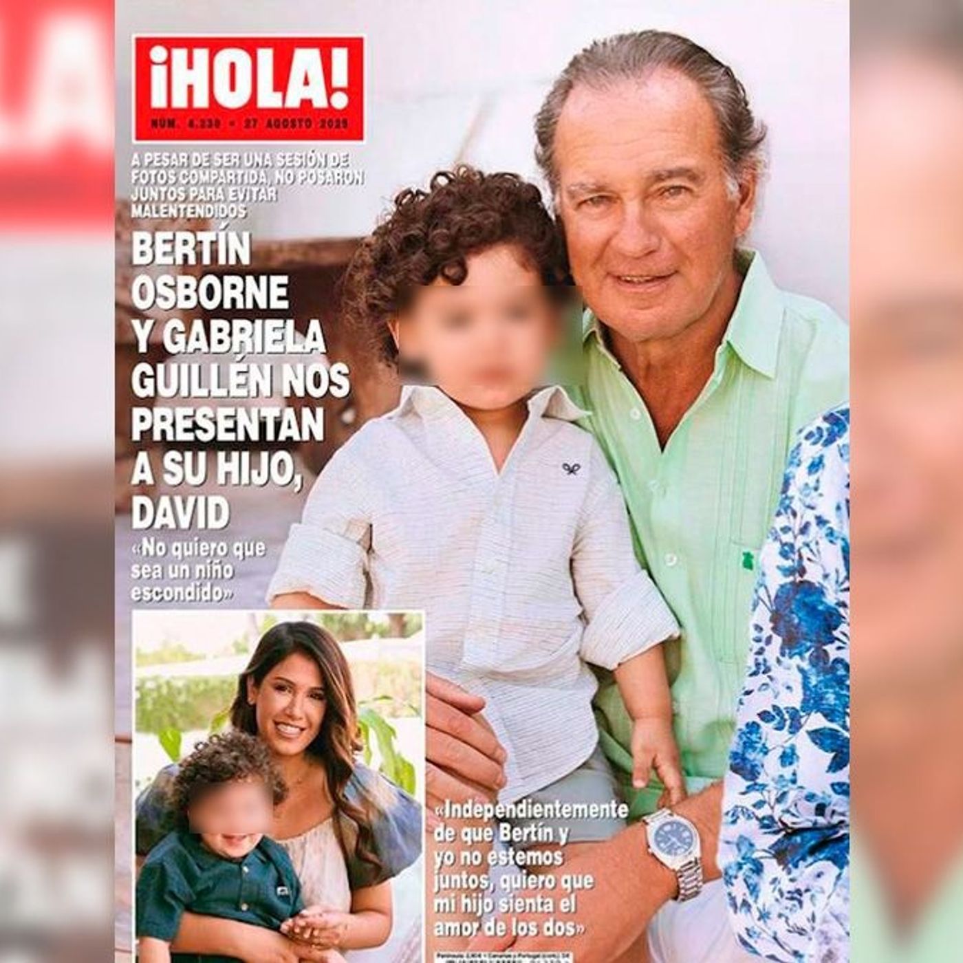 Crónica Rosa: Bertín Osborne se hará cargo de su hijo pequeño mientras Gabriela esté en 'Supervivientes'