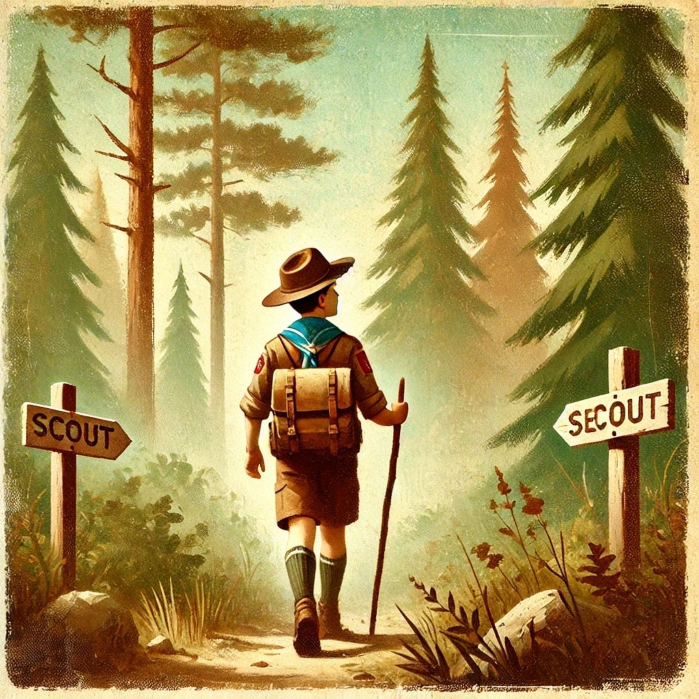 Pee-Wee Harris on the Trail