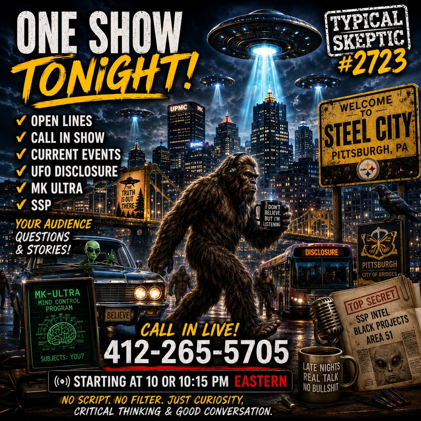 🚨 LIVE OPEN LINES! UFO Disclosure • Current Events • MK Ultra • SSP • YOUR Stories! | TSP # 2723 episode artwork