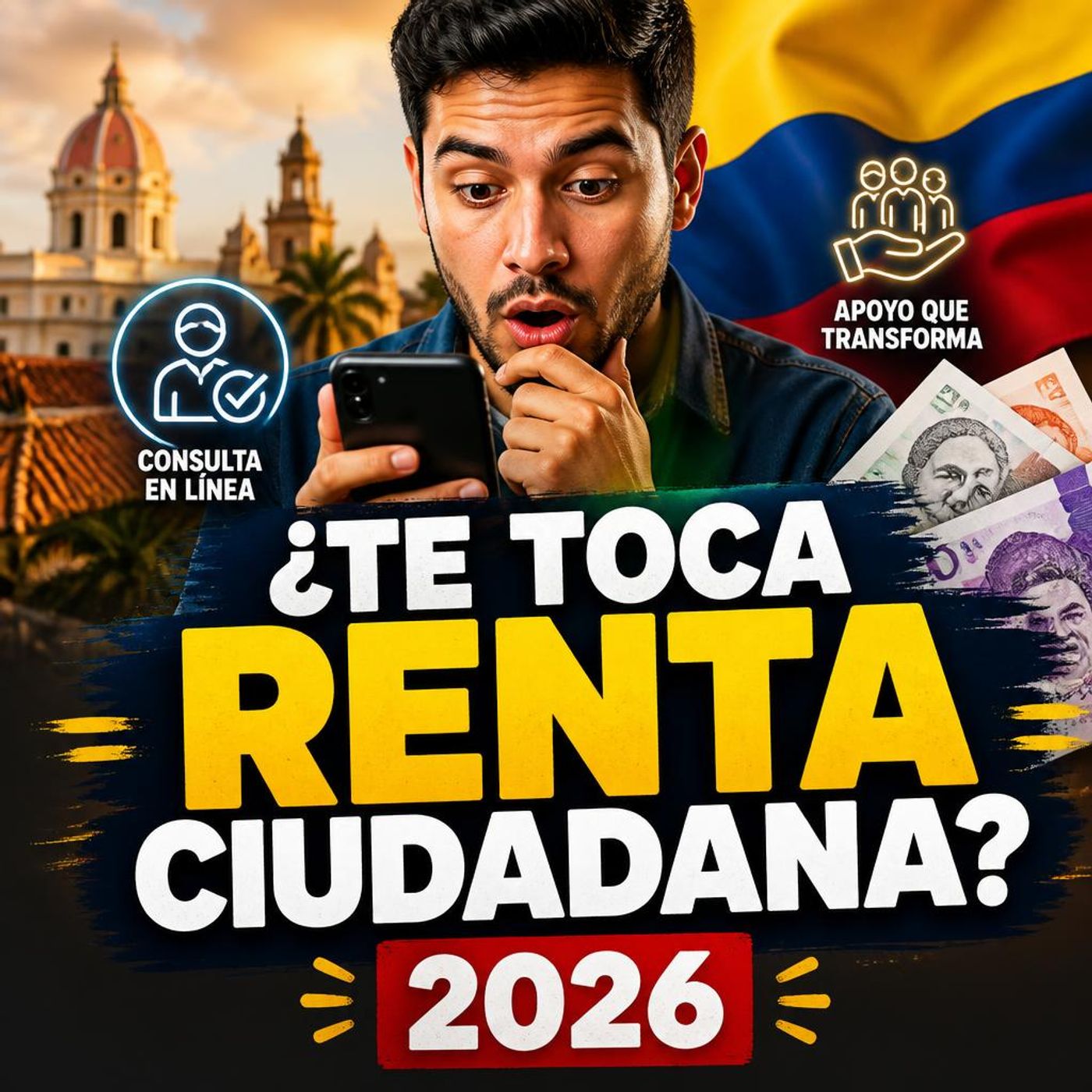💰 RENTA CIUDADANA 2026: ¿Cómo PEDIRLA y SABER si eres BENEFICIARIO? 🇨🇴 episode artwork