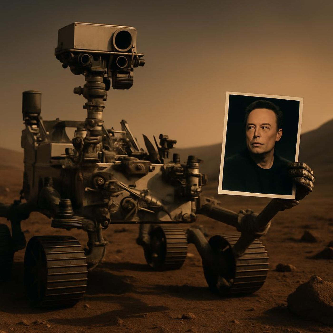 Unveiling Mars: The Restricted Rover Photo Elon Musk Hides
