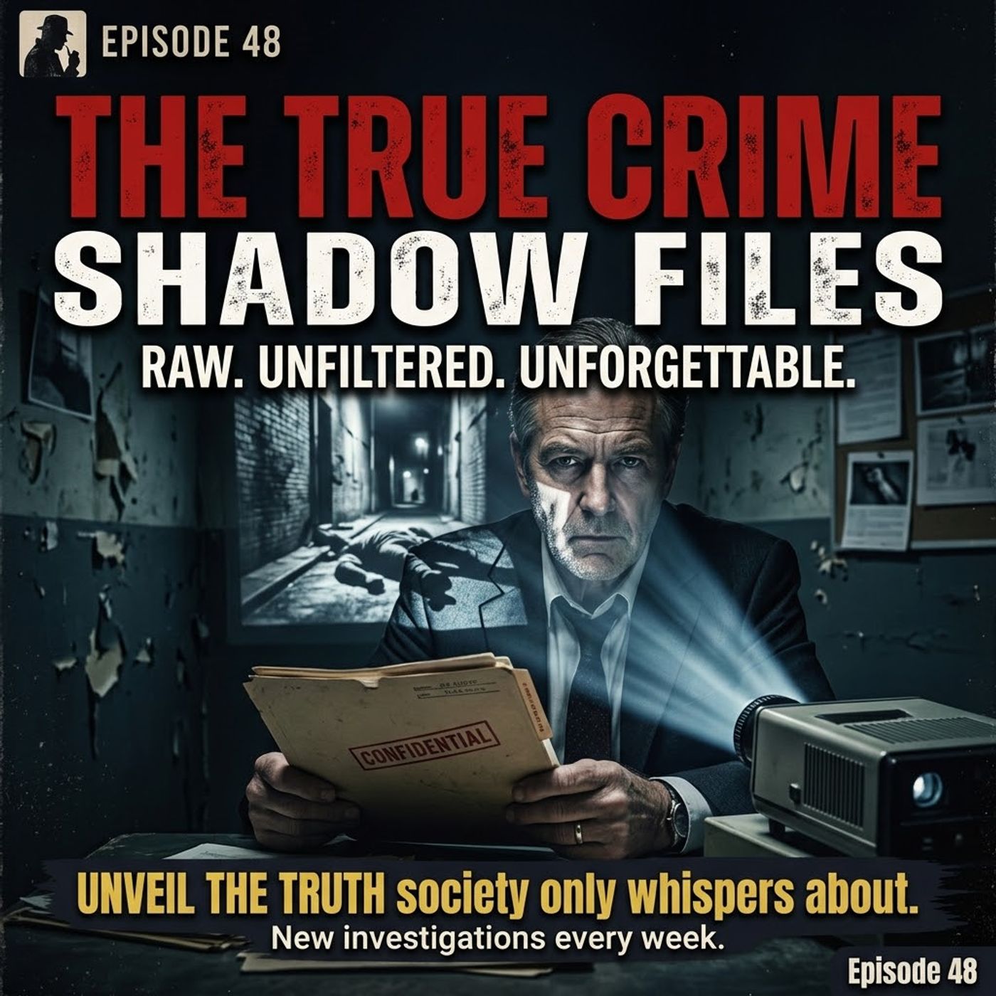The True Crime Shadow Files podcast artwork