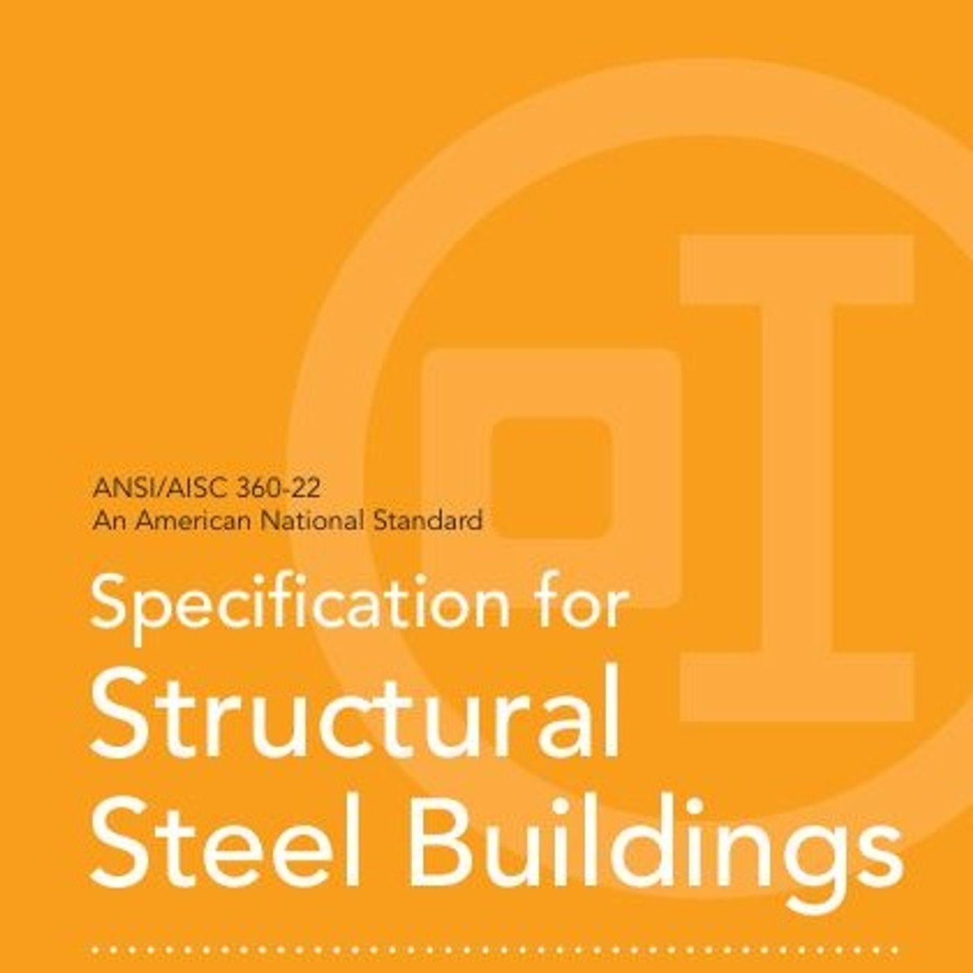 Specification for Structural Steel Buildings