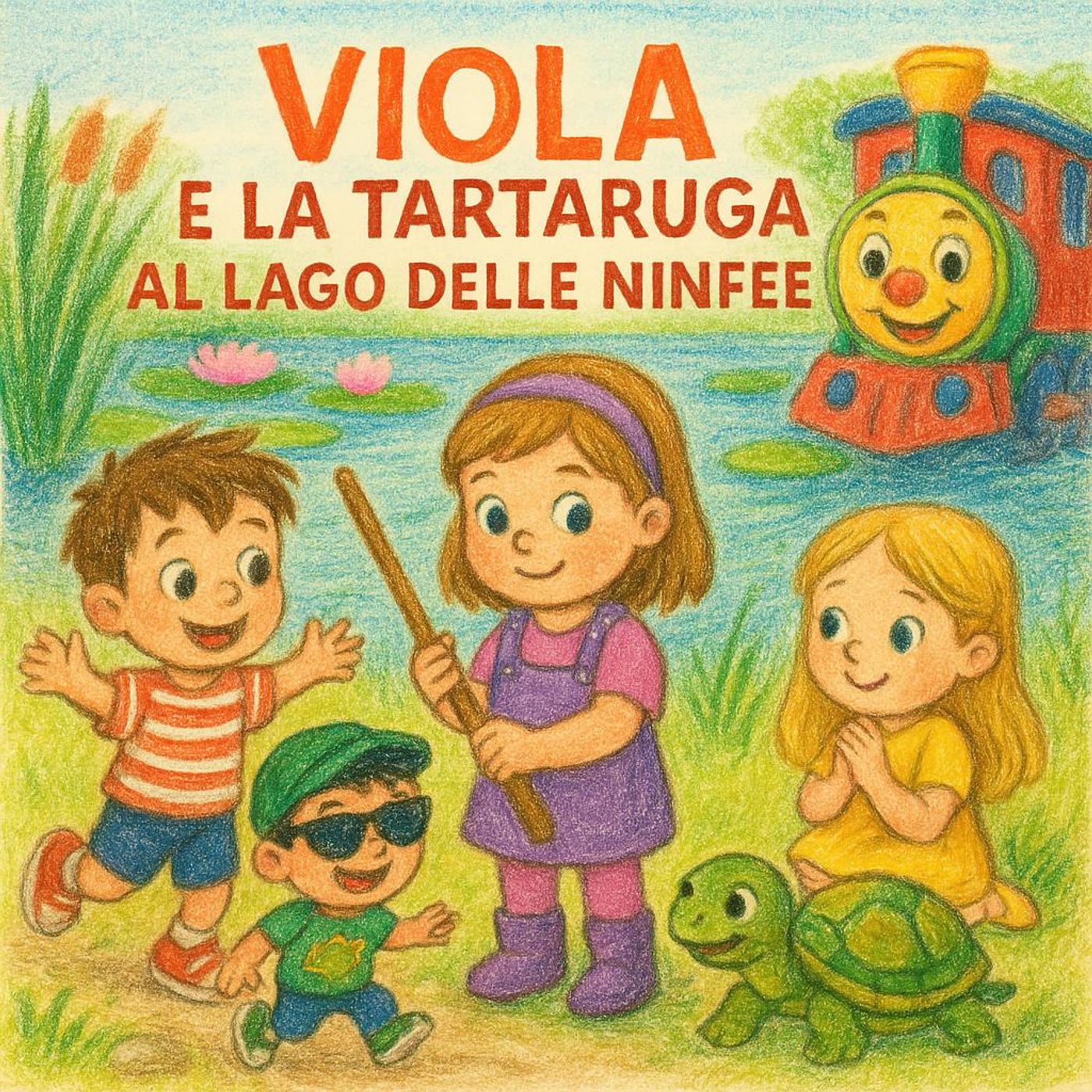 Viola e la Tartaruga al Lago delle Ninfee