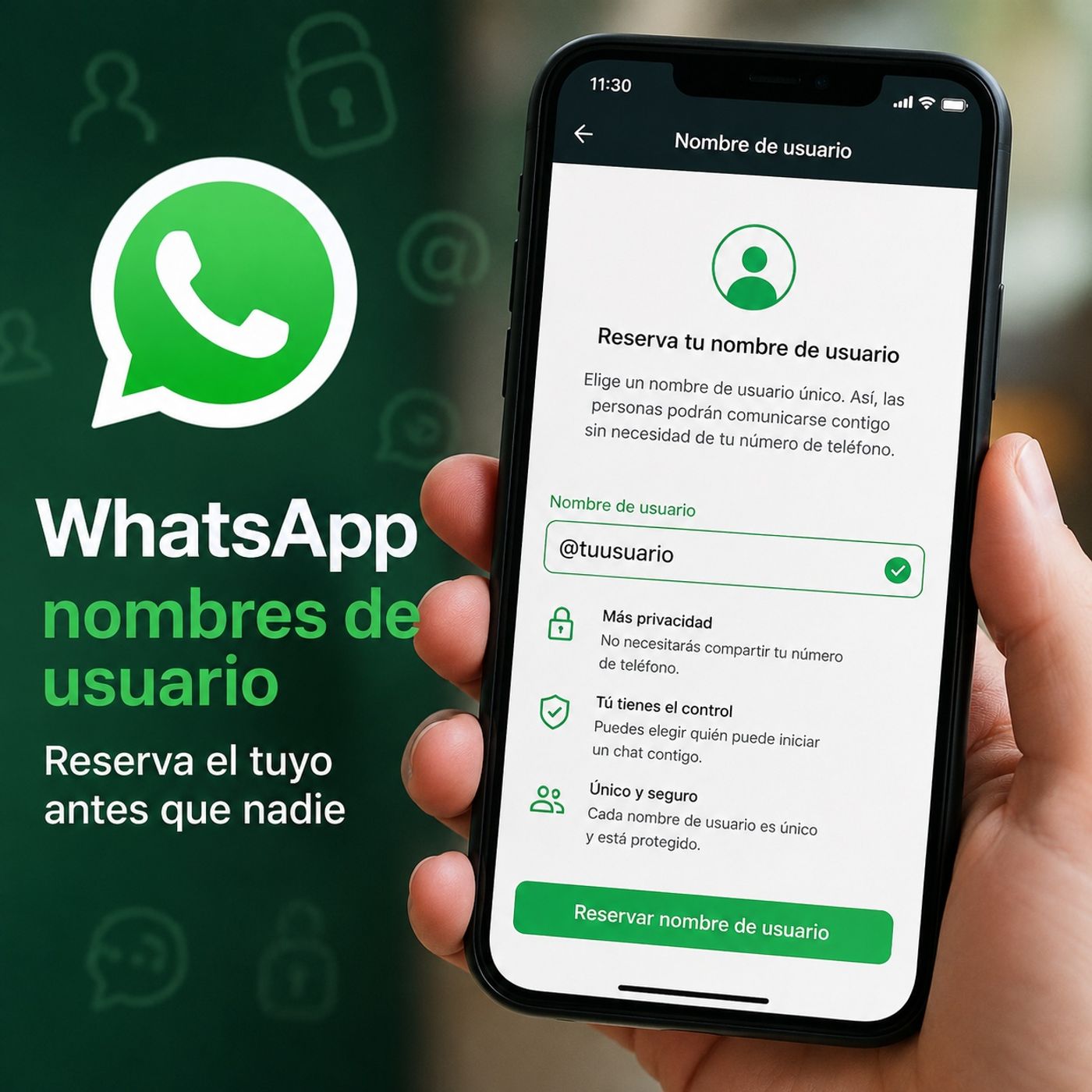 Los nombres de usuario de WhatsApp: ya podemos reservar el nuestro episode artwork