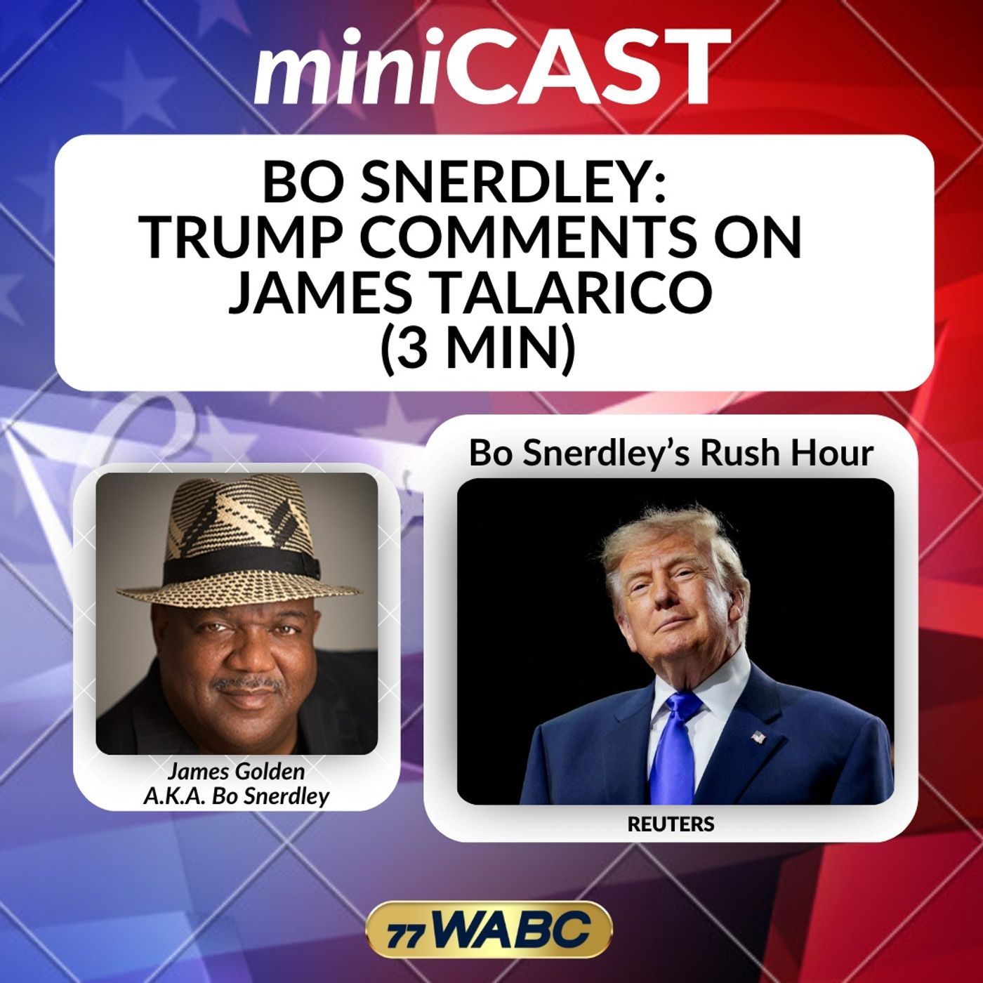 Bo Snerdley: Trump Comments On James Talarico (3 Min) episode artwork