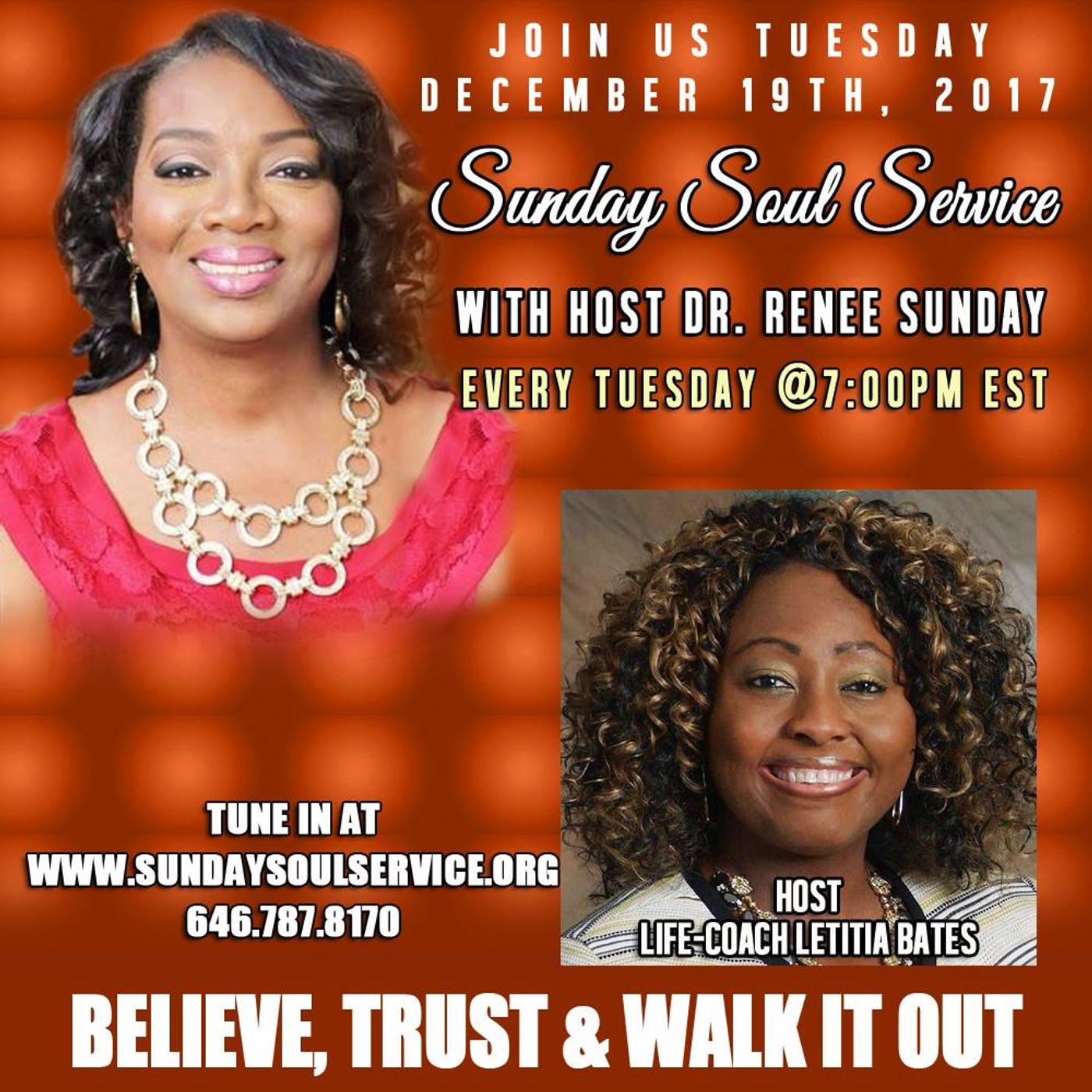 Sunday Soul Service Setting Goals for 2018 Host Life Coach Letitia Bates episode artwork