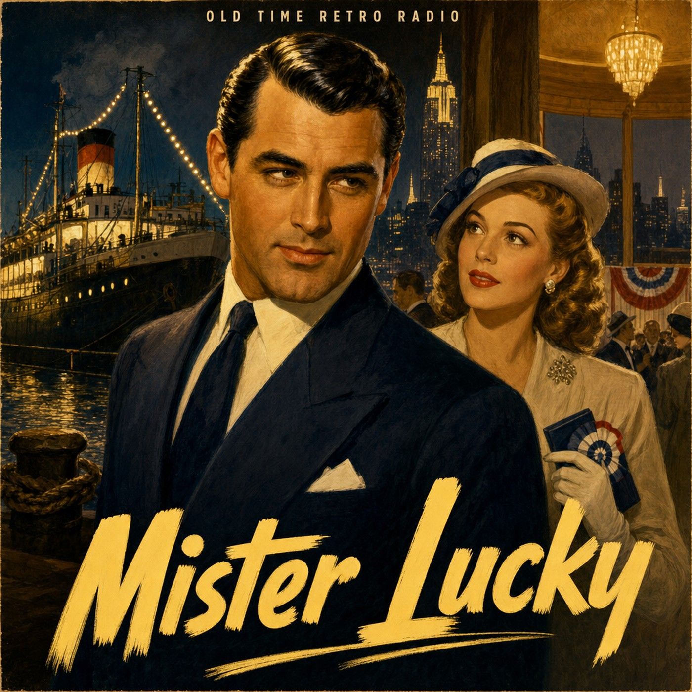 Lux Radio Theatre - "Mister Lucky" (Old Time Radio, 1943) episode artwork