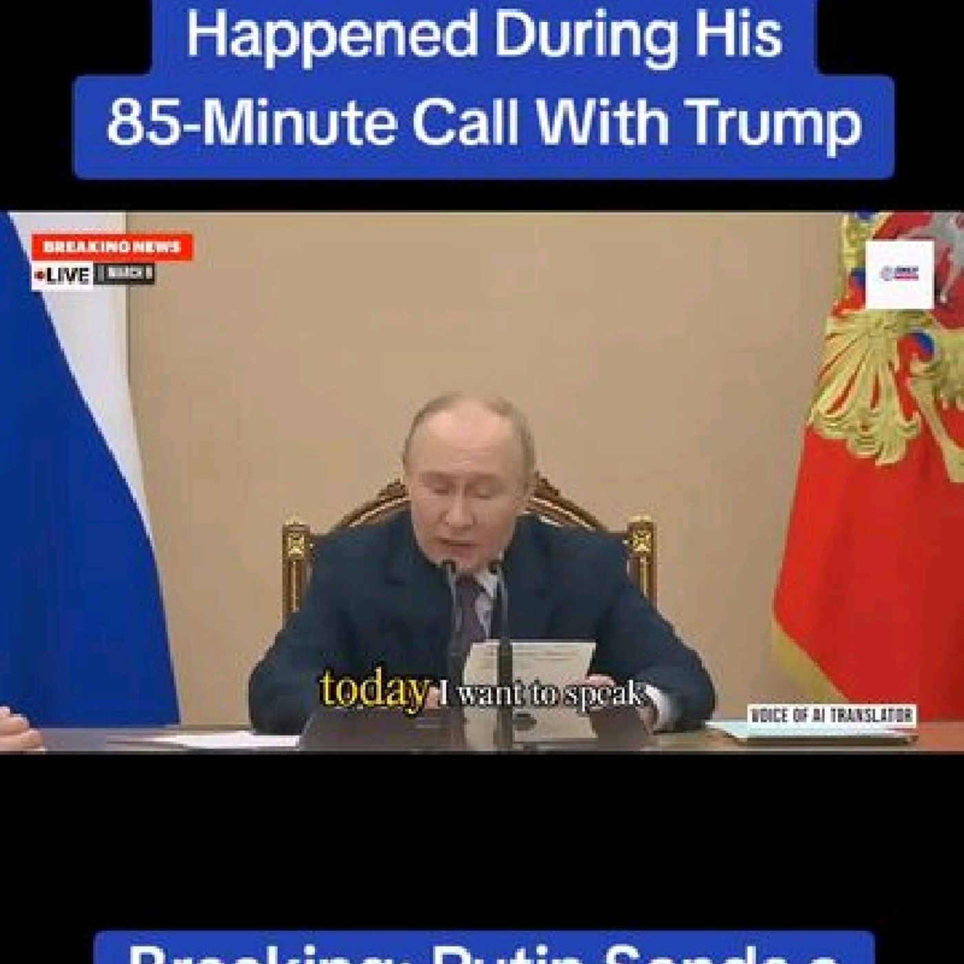 U.S. President Donald Trump and Russian President Vladimir Putin held a high-stakes phone call as fighting in Ukraine continues with no imme episode artwork