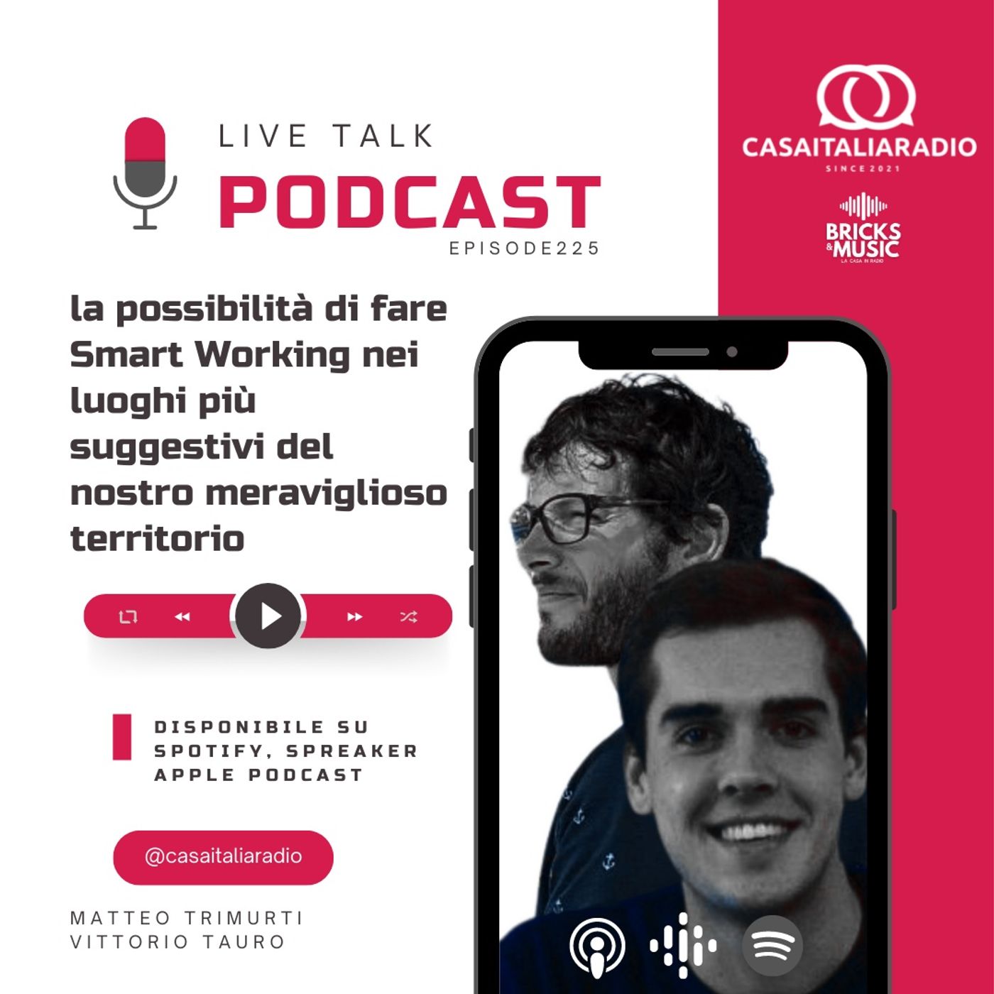 BM - Puntata N. 225 - Fare smartworking nei luoghi più suggestivi d'italia episode artwork