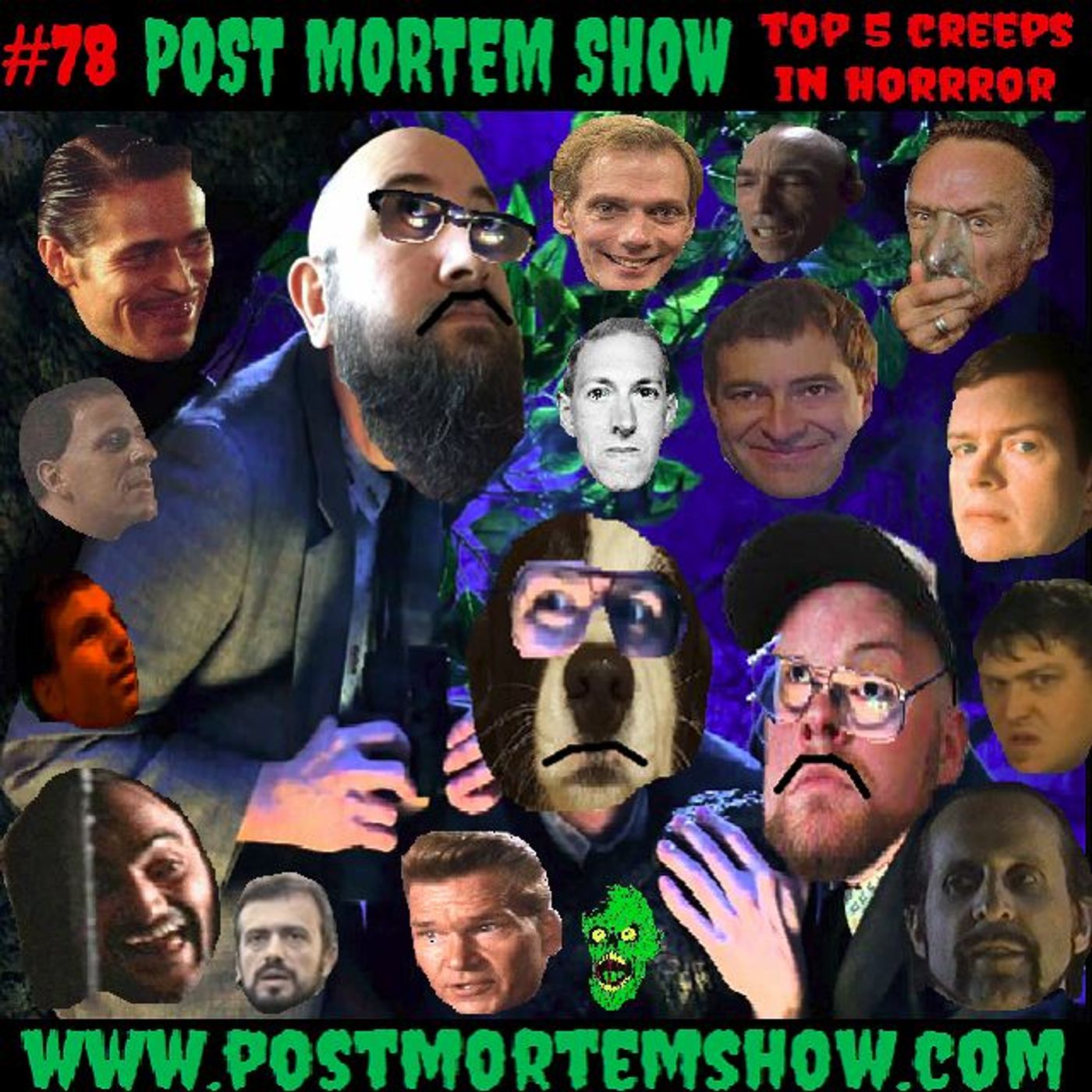 e078 - The Governator's Never-Ending Secretions (Top 5 Creeps in Horror) episode artwork