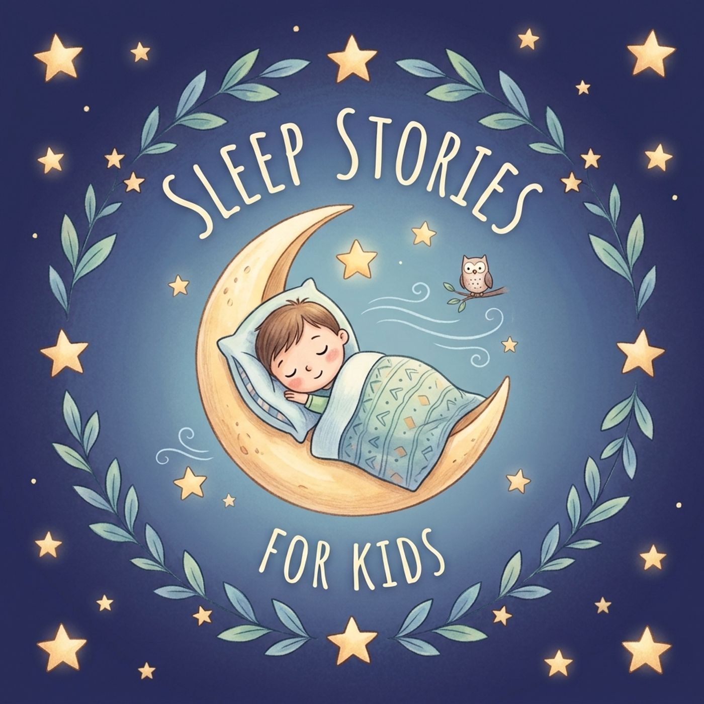 Sleep Stories for kids podcast artwork