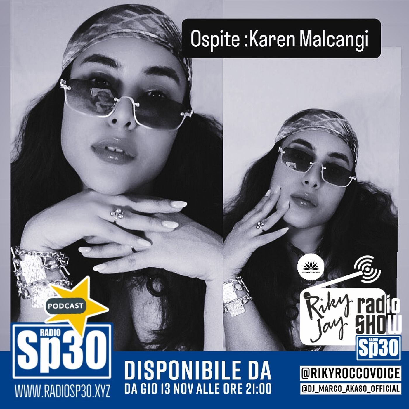 RikyJay Radio Show - ST.7 N.09 - ospite Karen Malcangi
