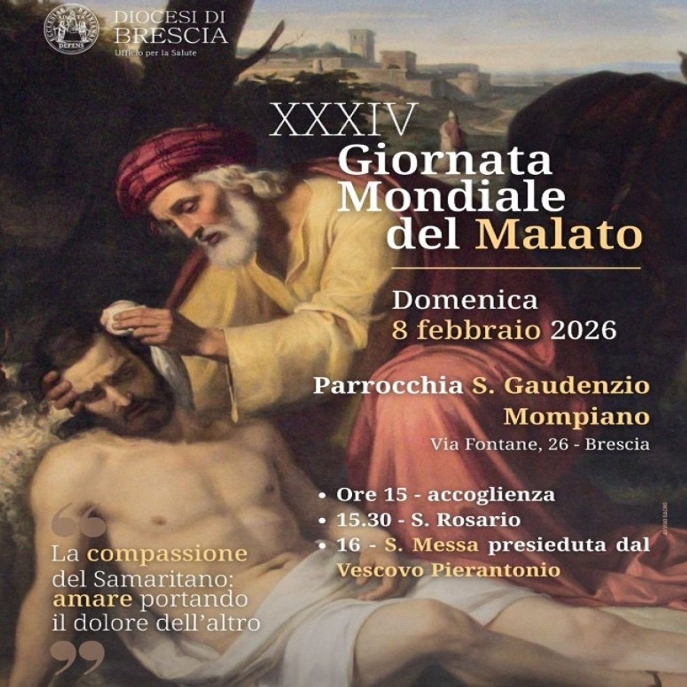 XXXIV Giornata Mondiale del Malato, la cura inizia sempre con un incontro: intervista a Giuliano Binetti  -  30 gennaio 2026 episode artwork