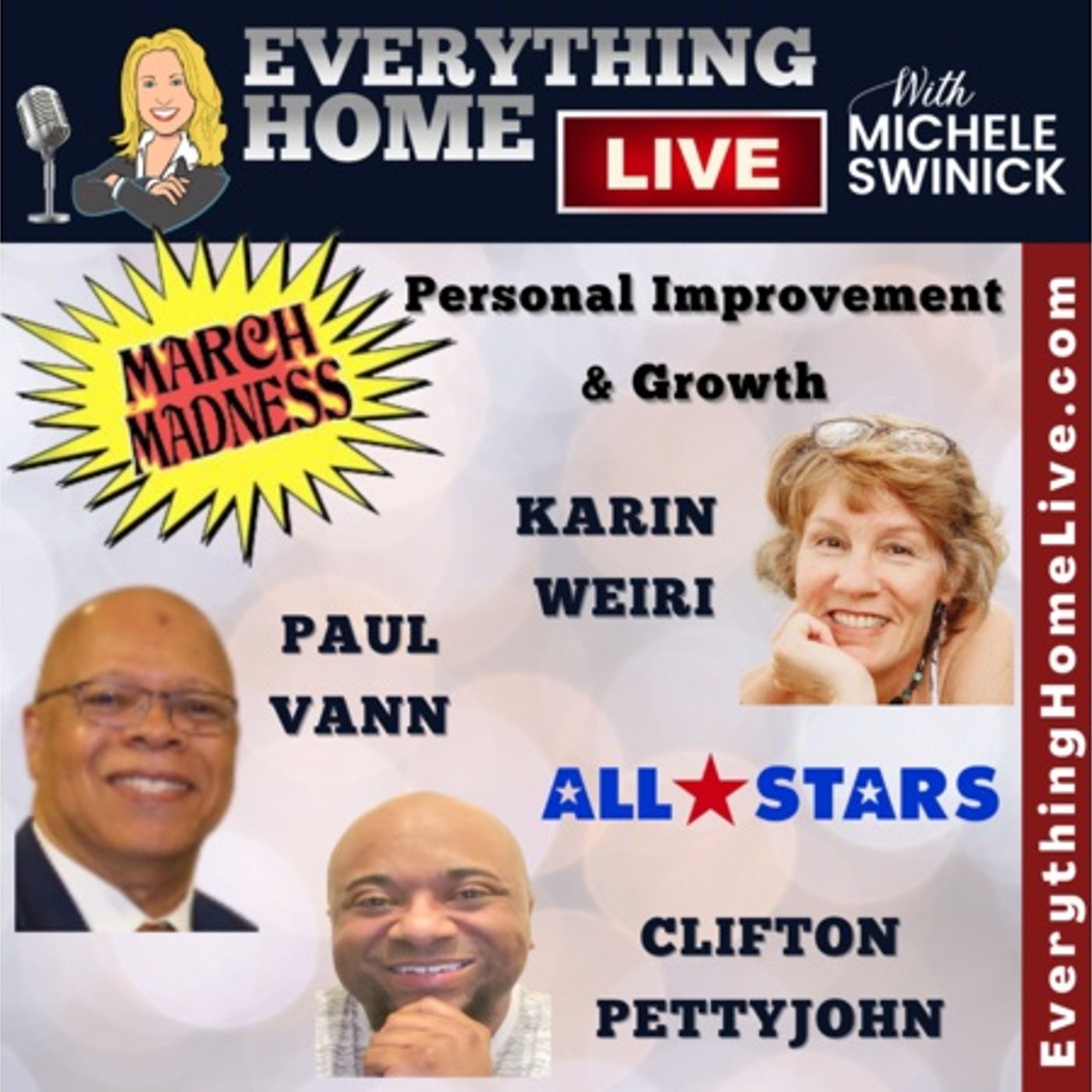 173 LIVE: MARCH MASKLESS MADNESS - Personal Improvement & Growth - All Star Team episode artwork
