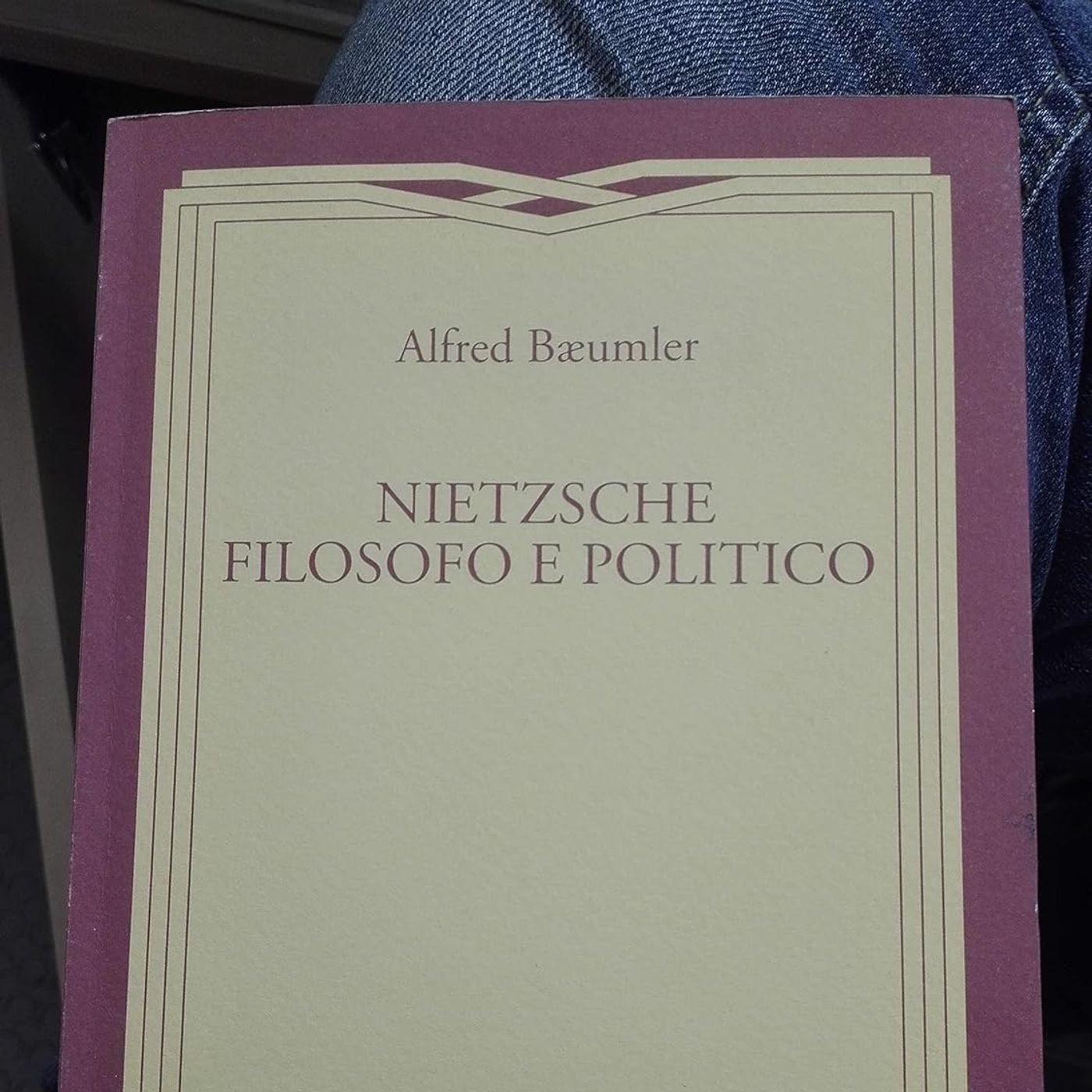 LETTURE E RILETTURE - Alfred Baeumler "Nietzsche filosofo e politico"