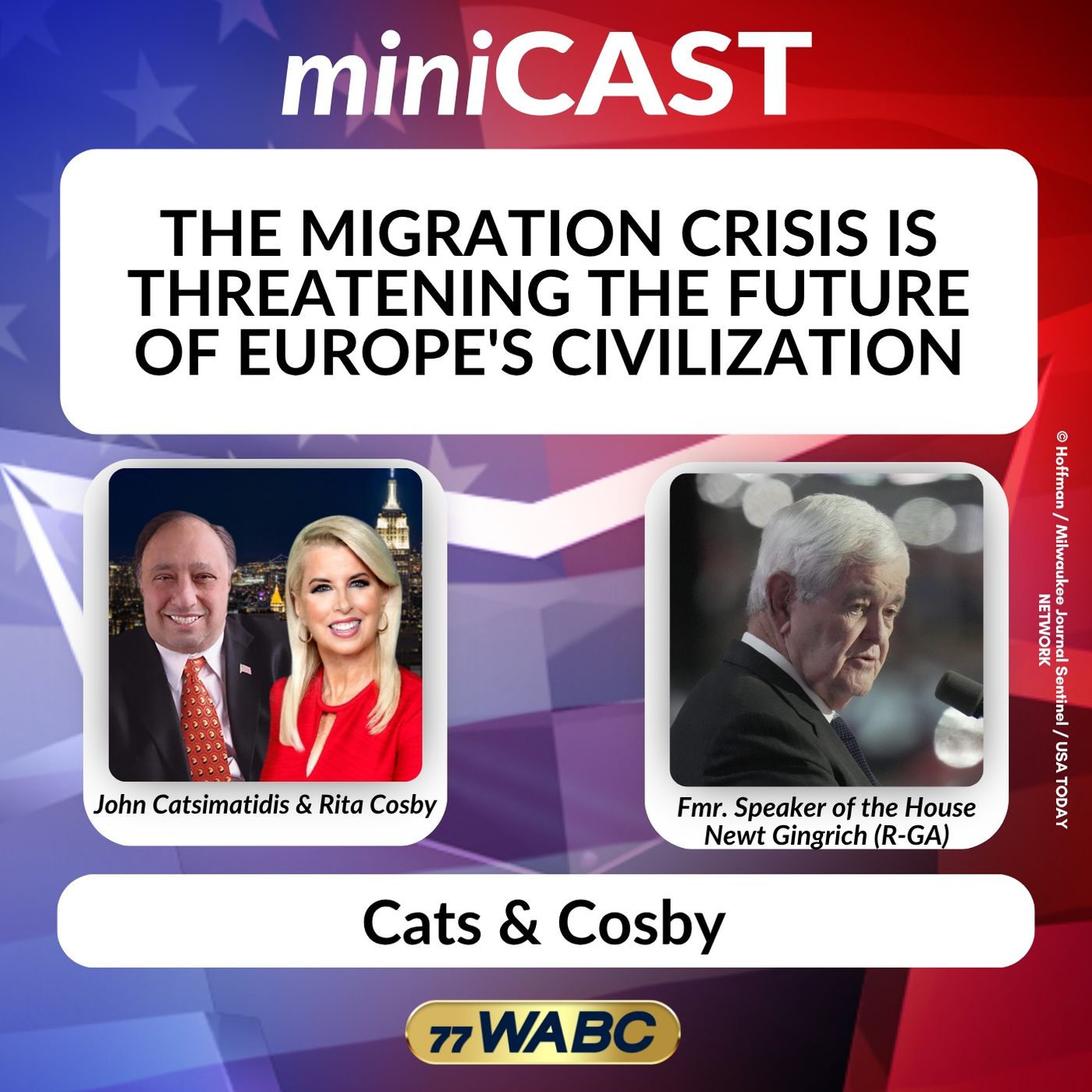 Newt Gingrich: The Migration Crisis is Threatening the Future of Europe's Civilization episode artwork