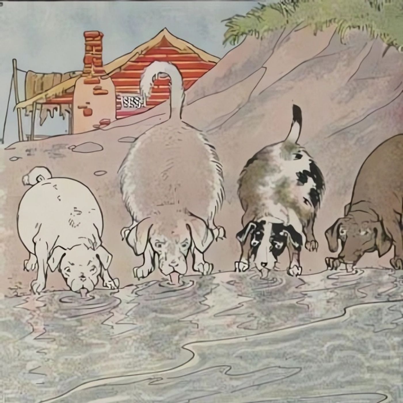 De Honden en de Huiden | Aesopus Fabels episode artwork