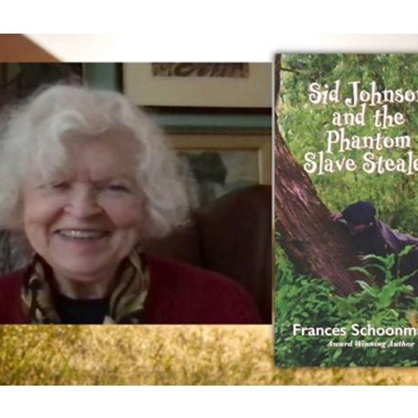 Author Frances Schoonmaker stops by #ConversationsLIVE with her new book episode artwork