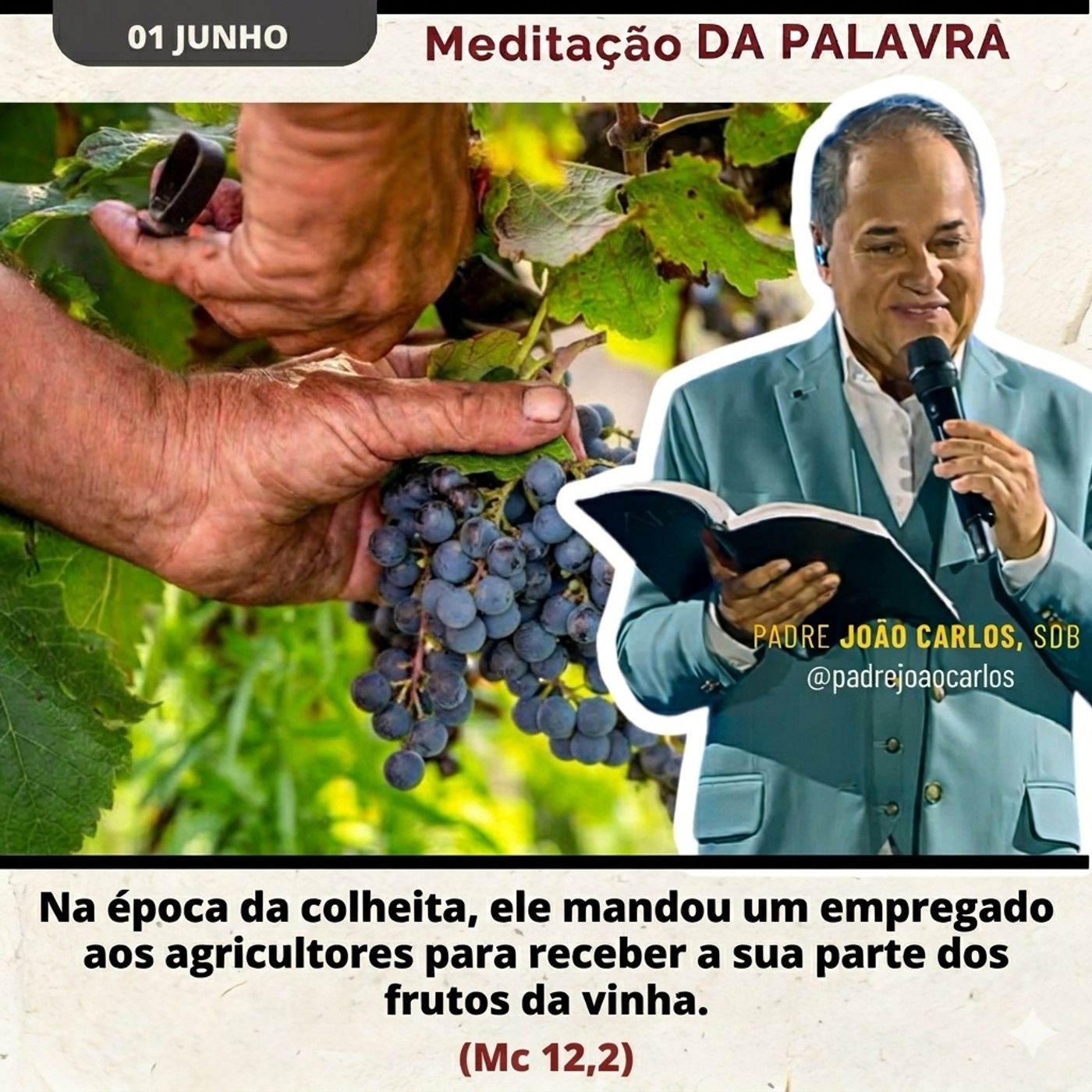 01 de Junho - Meditação Palavra do Senhor