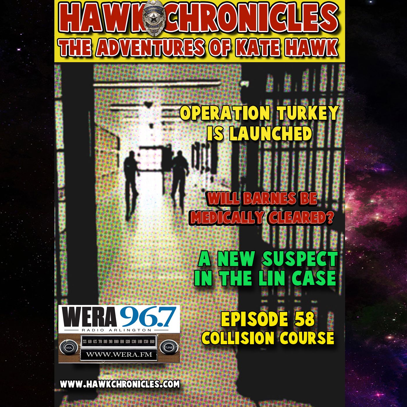 Episode 58 Hawk Chronicles "Collision Course" episode artwork