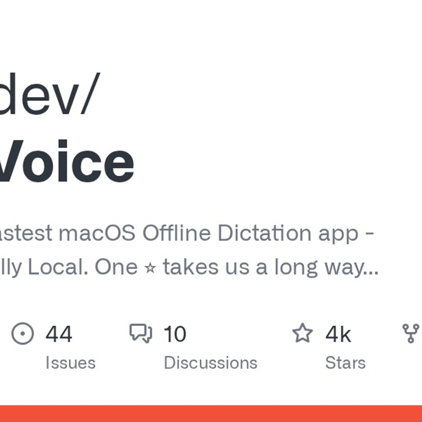 GitHub - altic-dev/FluidVoice: FluidVoice - Fastest macOS Offline Dictation app - Voice to Text fully Local. One ⭐ takes us a long way :)) episode artwork