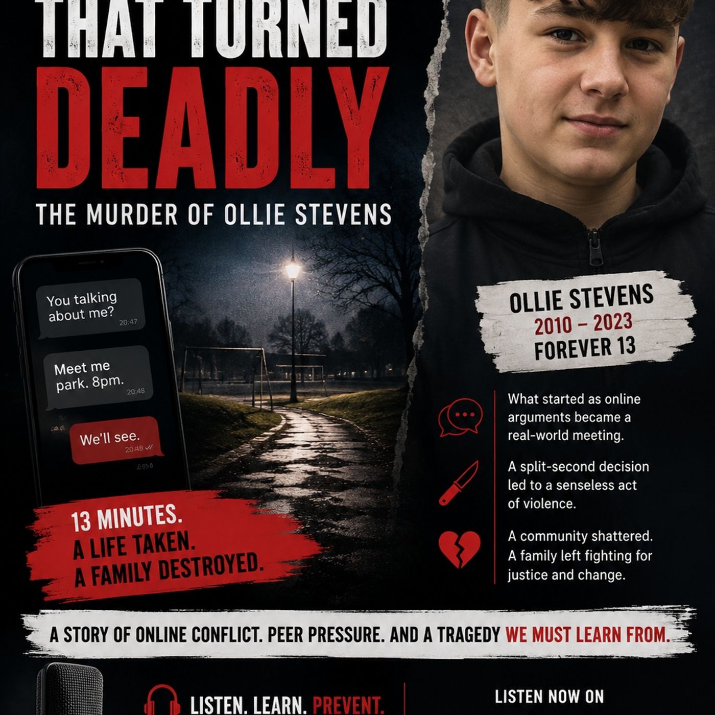 “Lured by Social Media: The Killing of a 13-Year-Old Boy” episode artwork