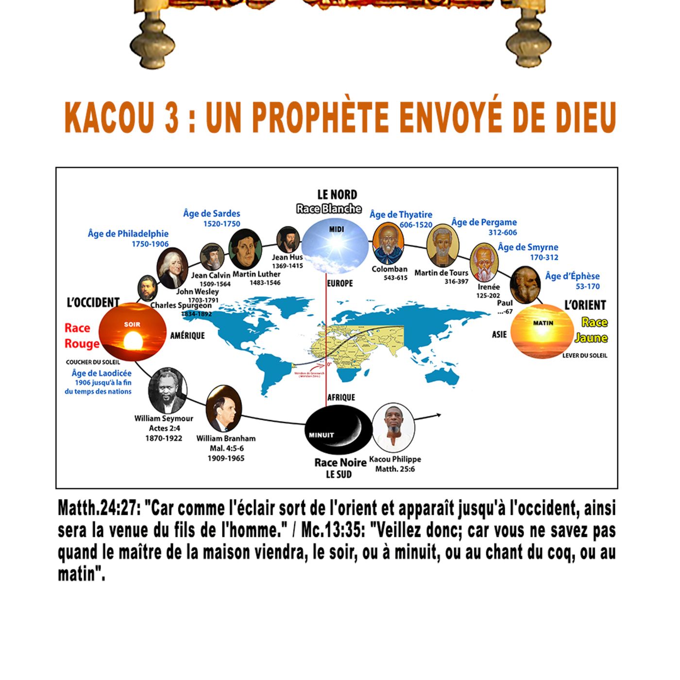 Prophet Kacou Philippe – Message of Blessings, Healing, Deliverance, Teachings (Audio, text & Video)