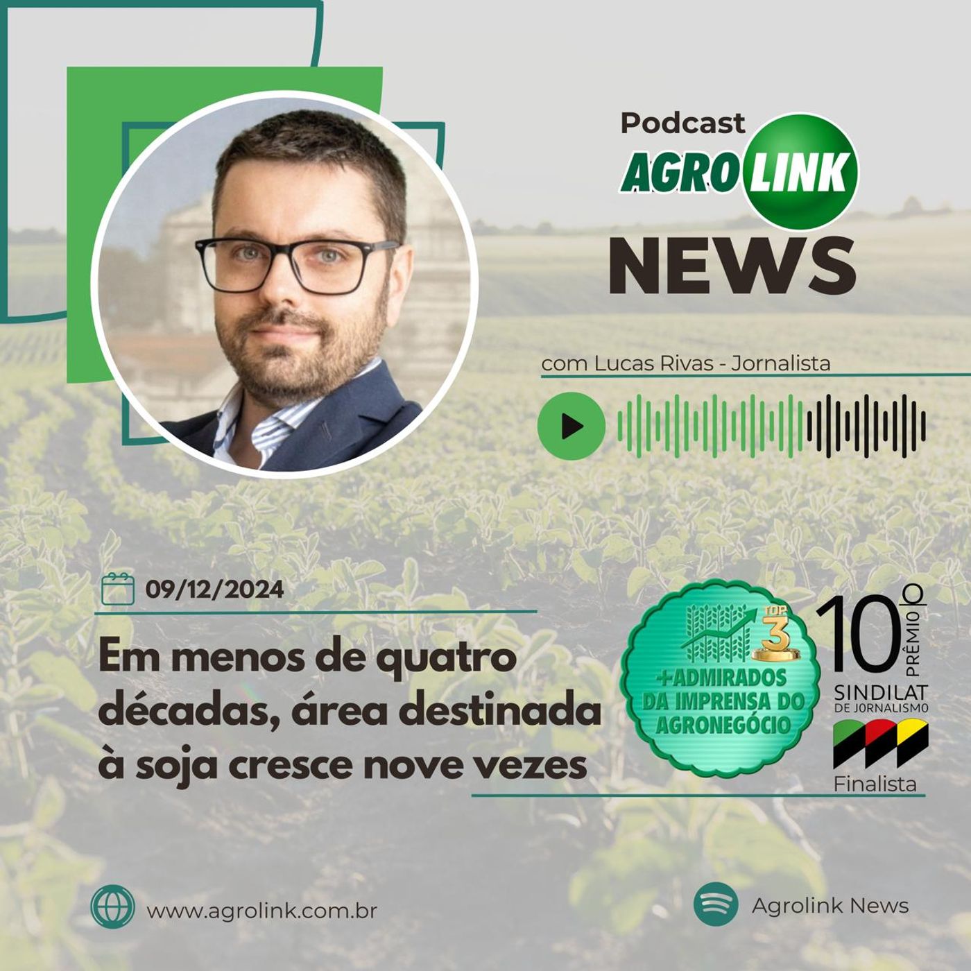 Área de soja no Brasil já equivale ao território do Paraguai episode artwork