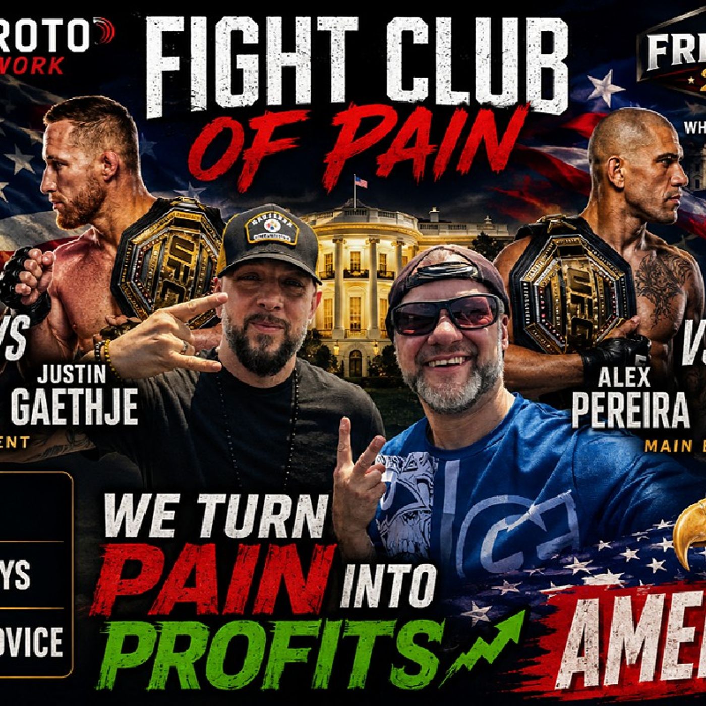 UFC Freedom 250: Topuria vs. Gaethje | The Fight Club of Pain