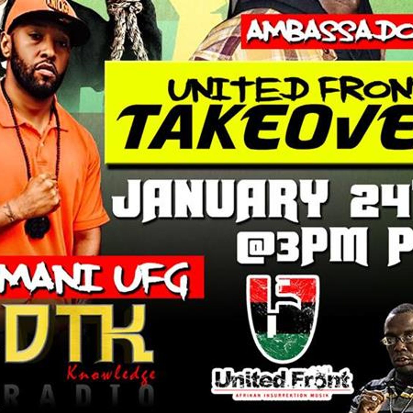 Episode 49: United Front Takeover Bomani UFG 2.5 Ambassador O and Che Blak episode artwork