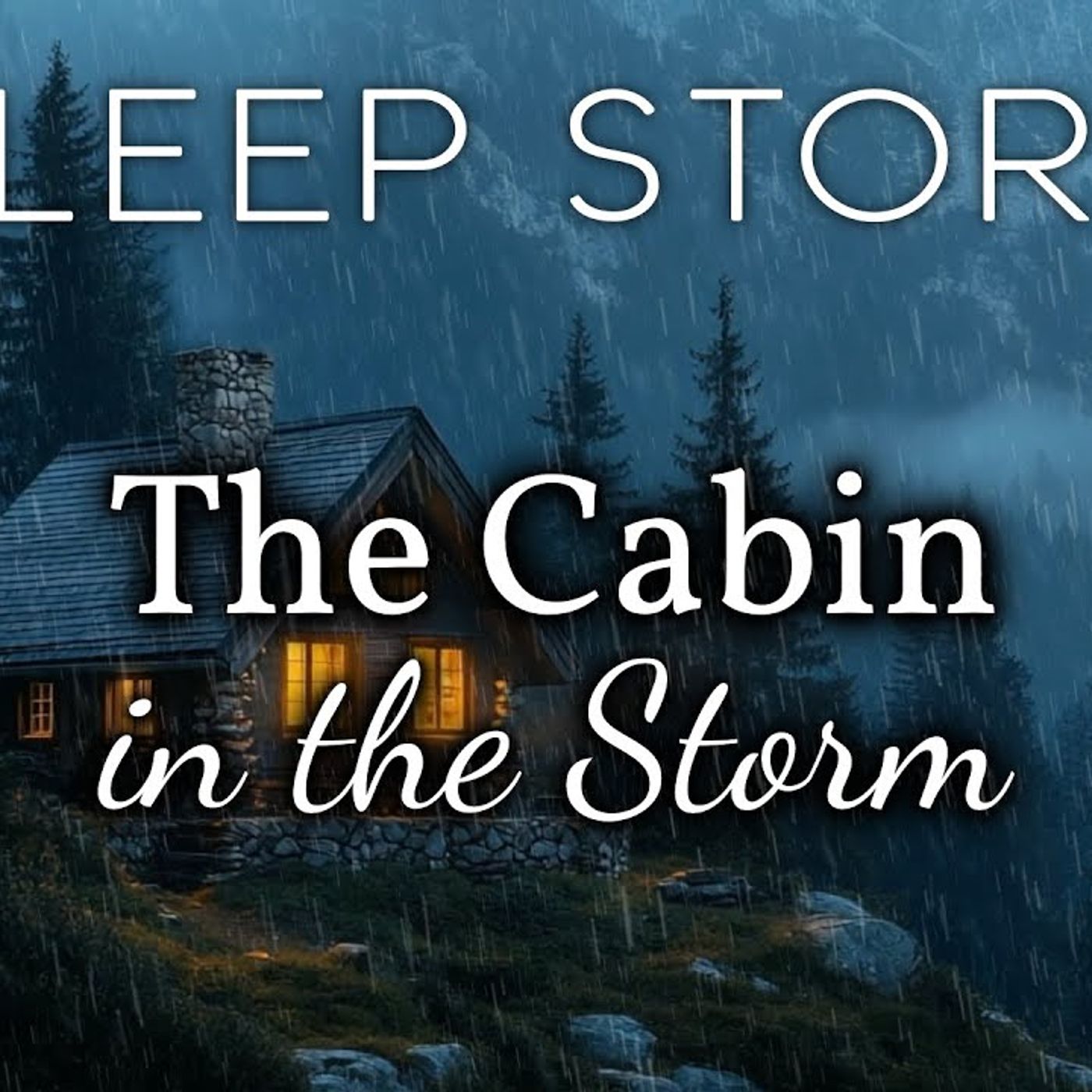 The Cozy Mountain Cabin in the Rain_ A Soothing Sleep Story(M4A_128K) episode artwork