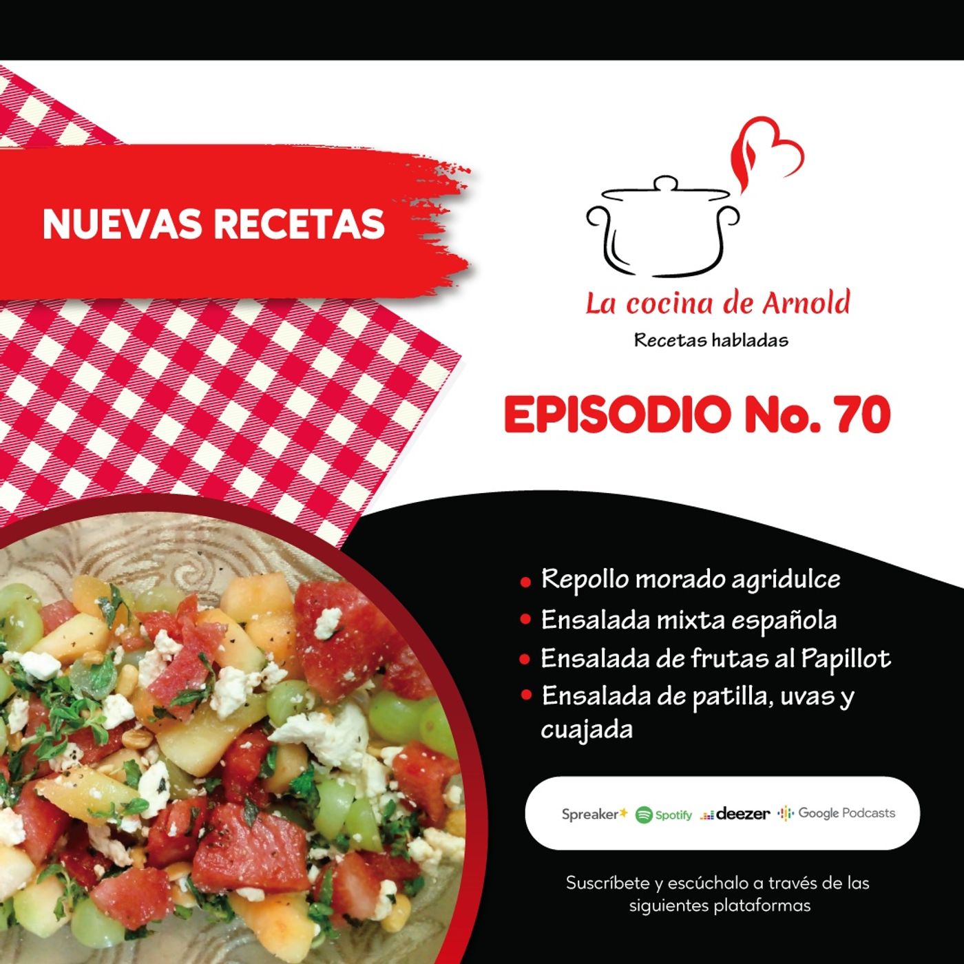 La cocina de Arnold, recetas habladas