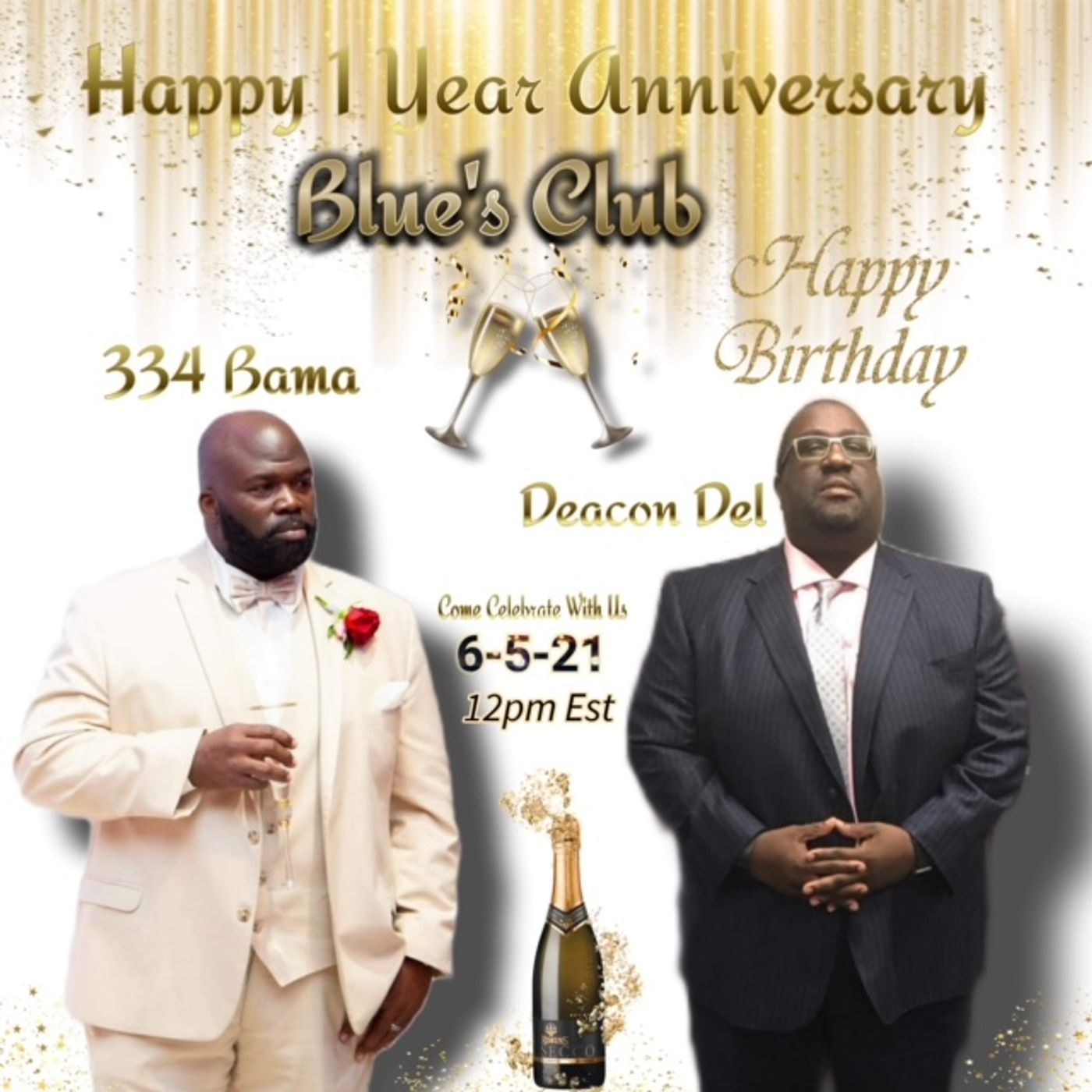 The Blues Club with Deacon Del & 334 Bamma