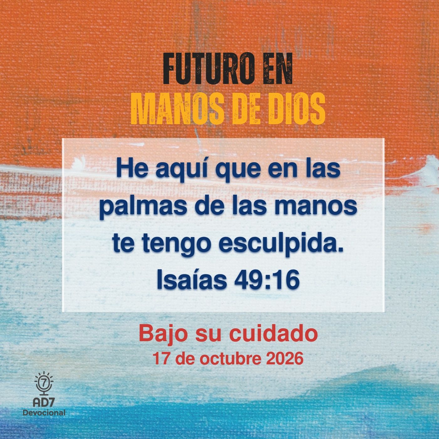 Portada de AD7 Devocional - Diferente / Inverso
