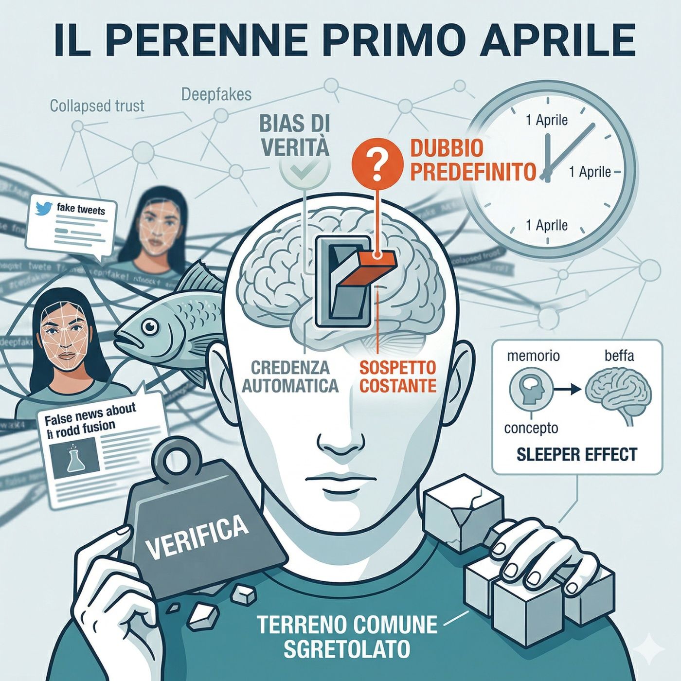 61 | Il Perenne primo Aprile: psicologia del collasso della verità nell'era digitale