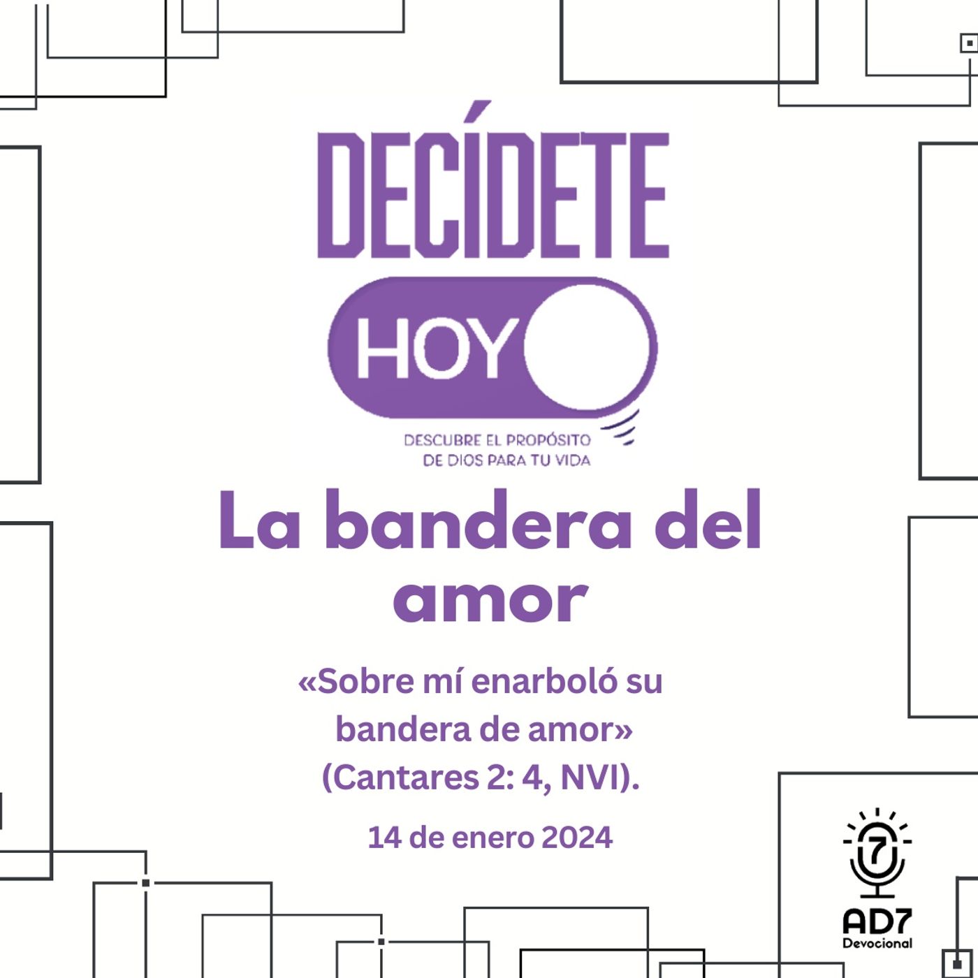 La bandera del amor | Devocional de Jóvenes | 14 de enero 2024