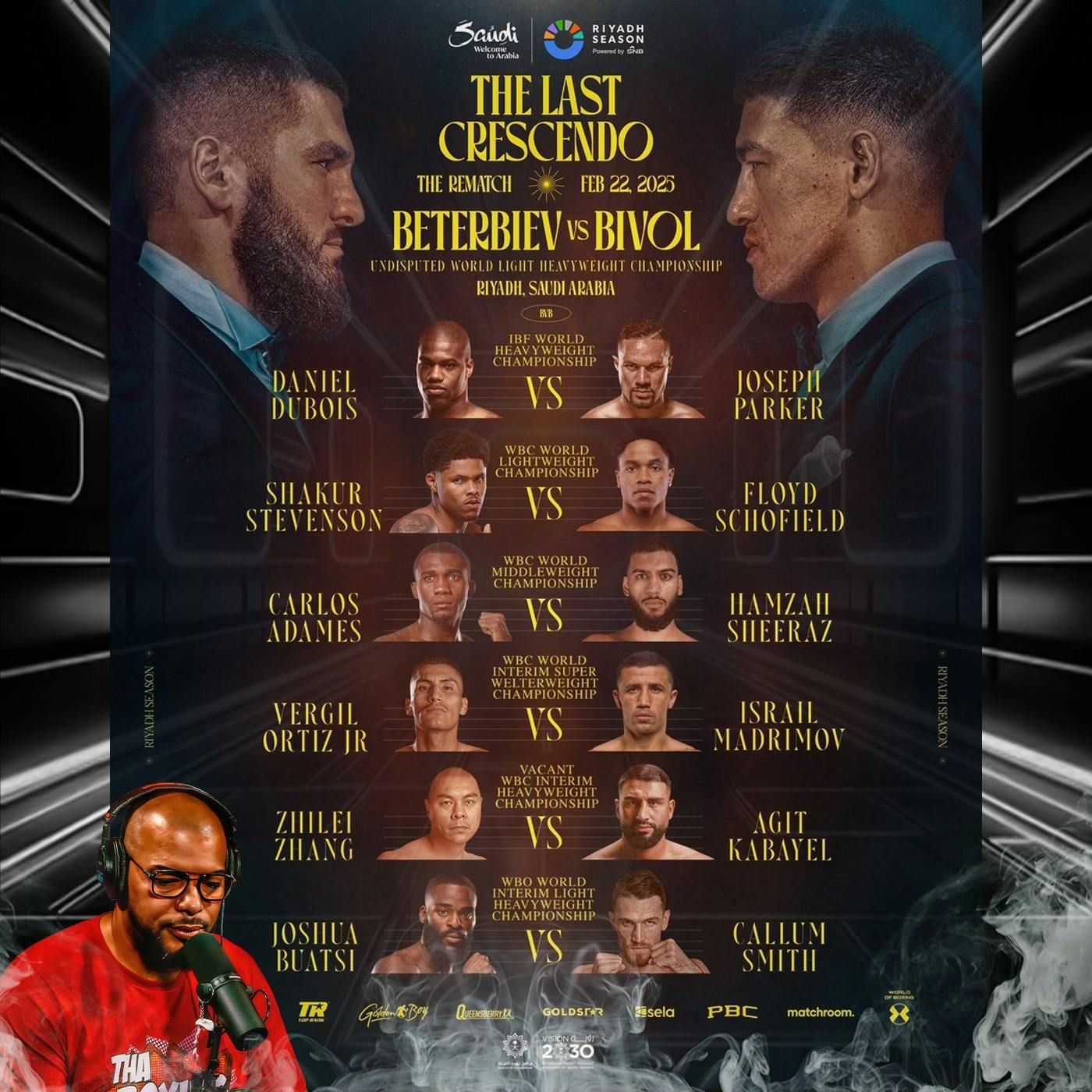☎️THE LAST CRESCENDO Riyadh Season Fight Card For February 22nd is ABSOLUTELY STACKED🔥 episode artwork