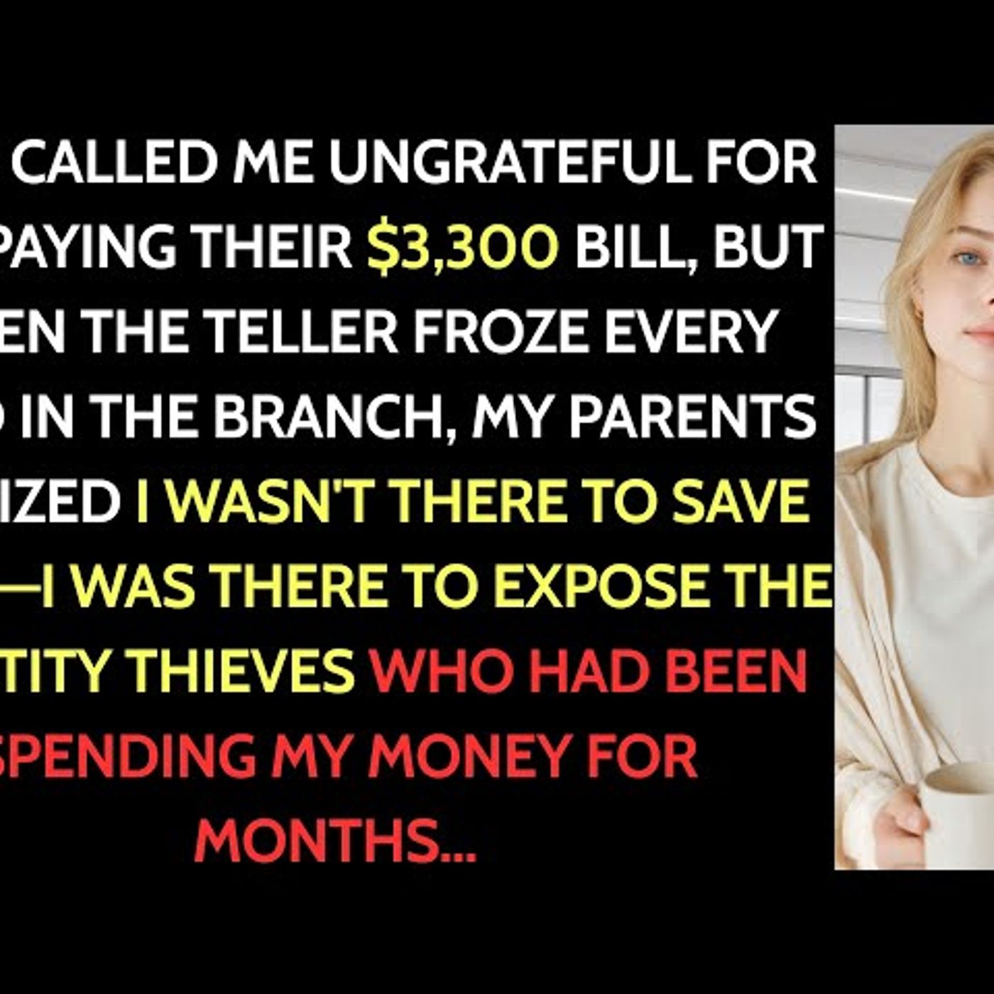 My Parents Called Me “Ungrateful” For Not Paying Their $3,300 Bill—The Bank Froze Their Cards episode artwork