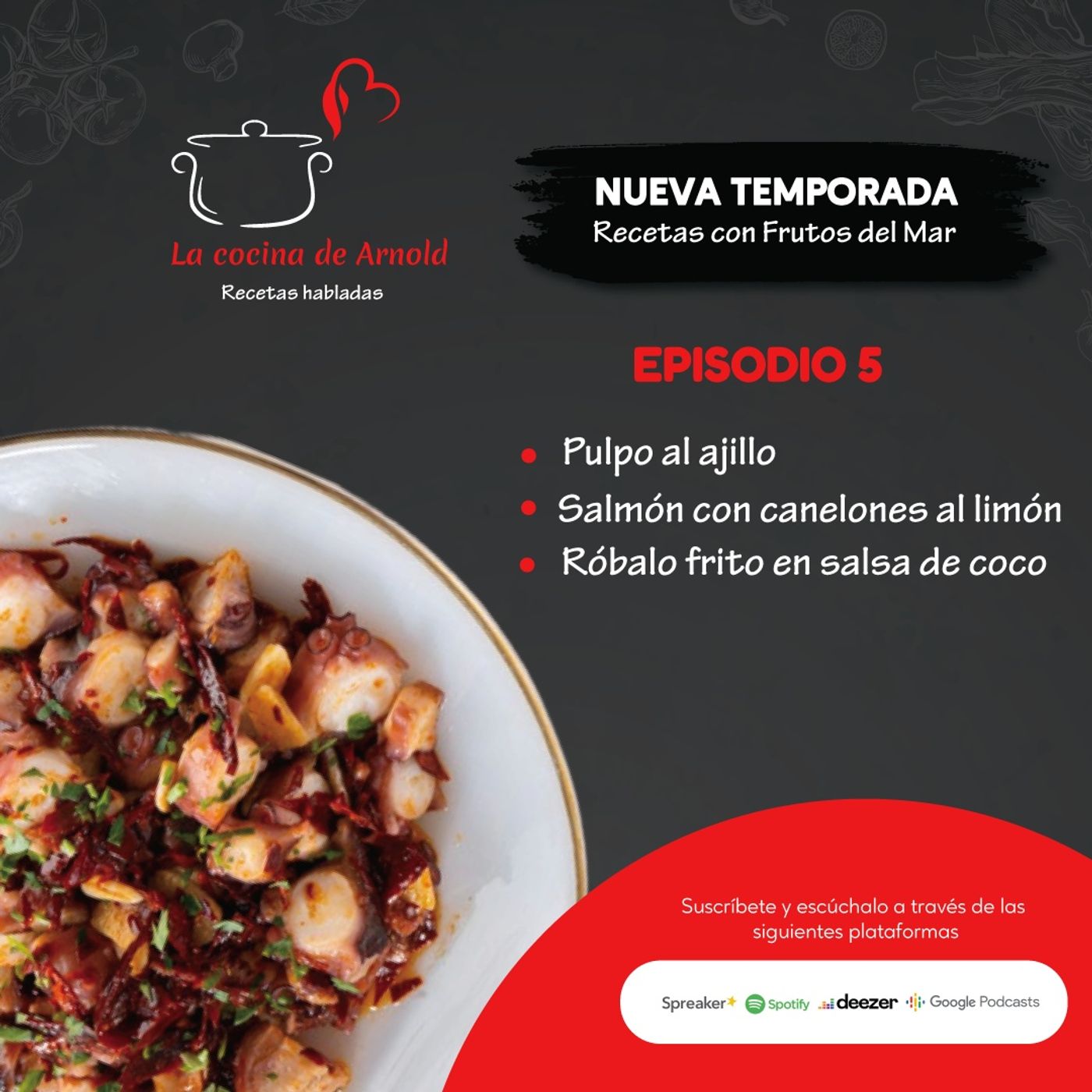 La cocina de Arnold, recetas habladas