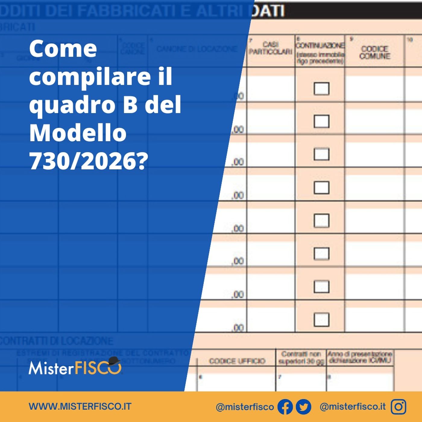 Come compilare il quadro B del Modello 730/2026? episode artwork