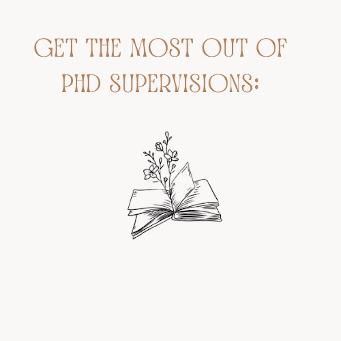Get the Most Out of PhD Supervisions