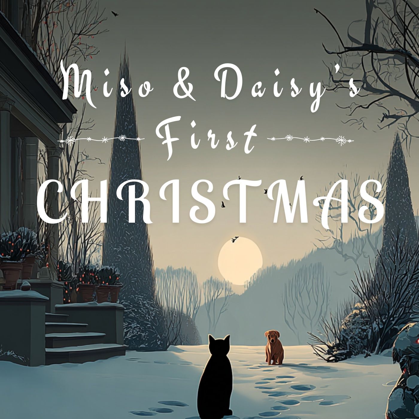 Miso and Daisy's First Christmas - A Cozy Bedtime Story for Adults