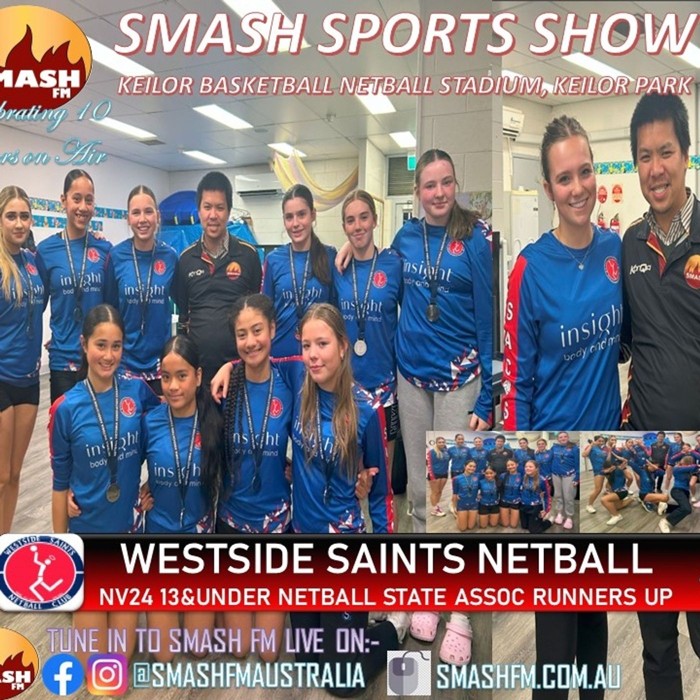 SSS10THYR: Westside Saints Netball (SACSNA) NV24 13&U State Association Runner Up Interviews 290724